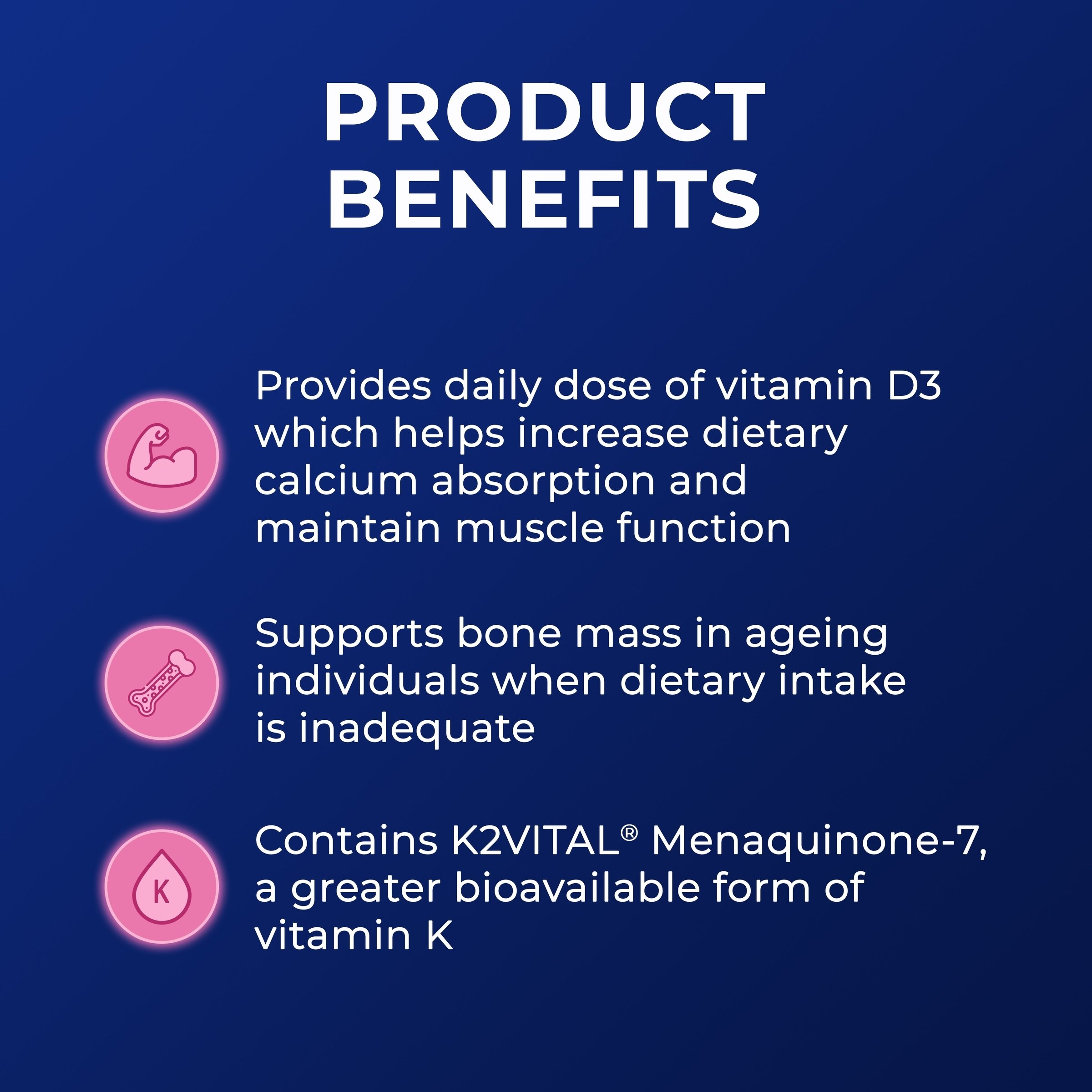 Ostelin Calcium & Vitamin D3 + K2 - 60 tablets - Image 7