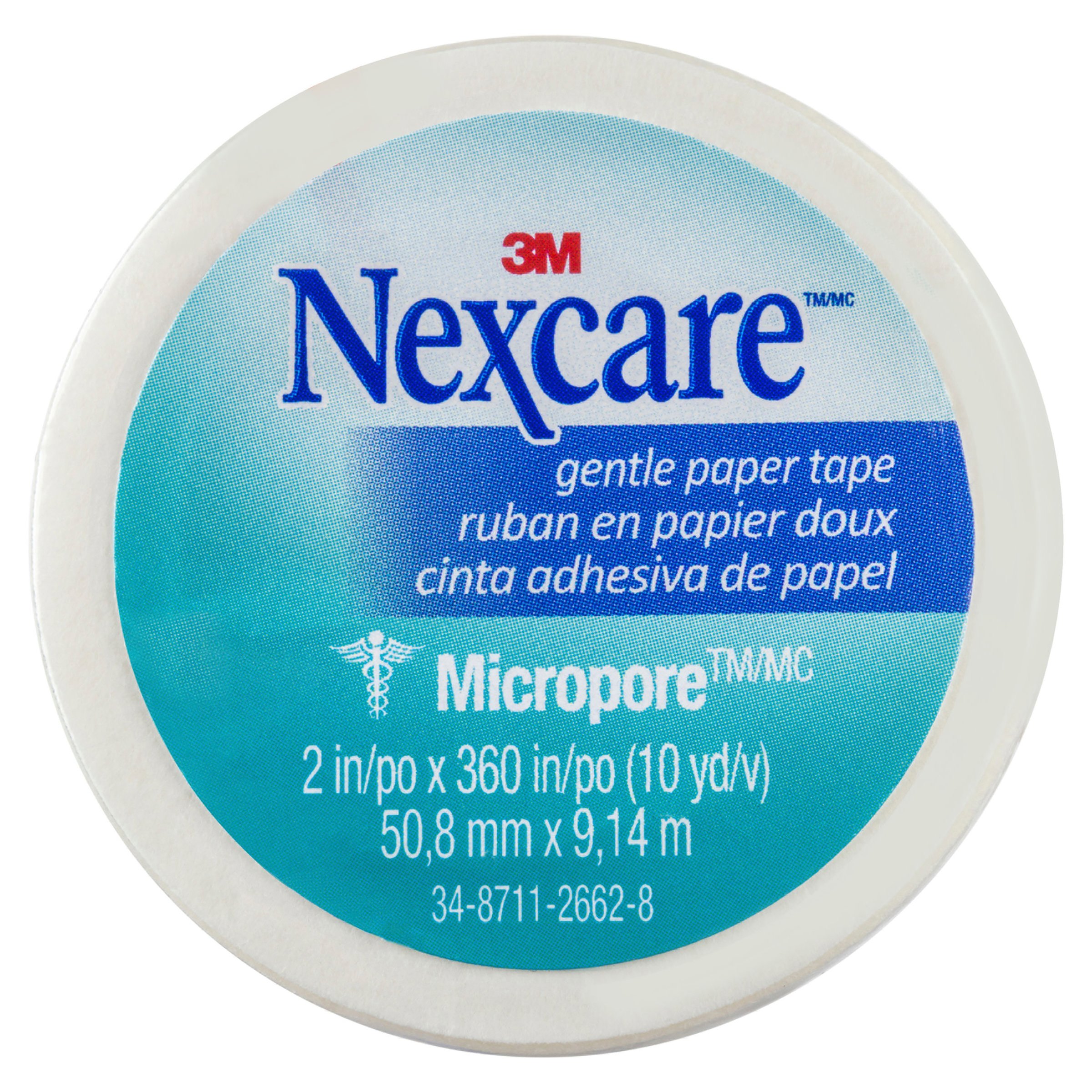Nexcare Micropore First Aid Tape White 50mm X 9.1m - 1 roll - Image 1