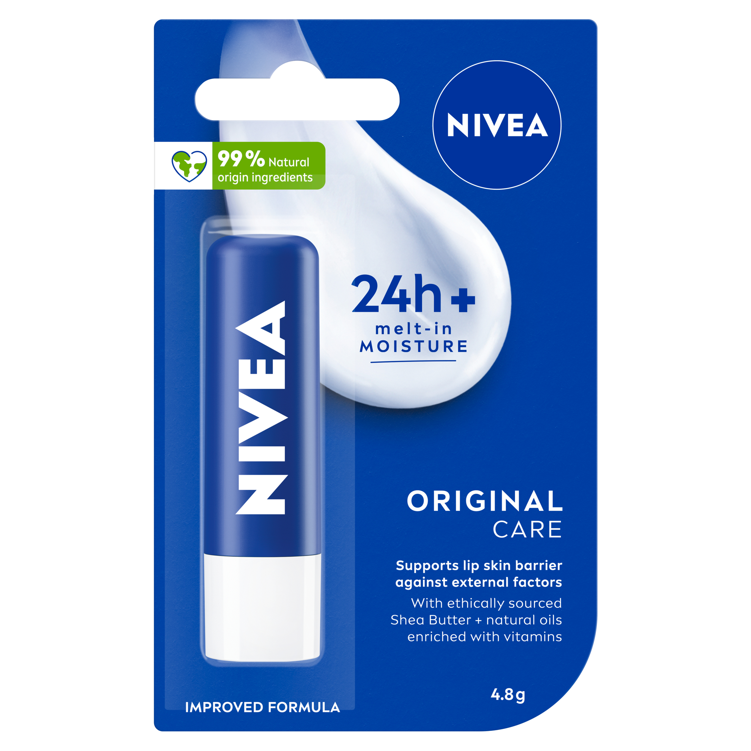 Nivea Lip Care Original 4.8g - Image 1