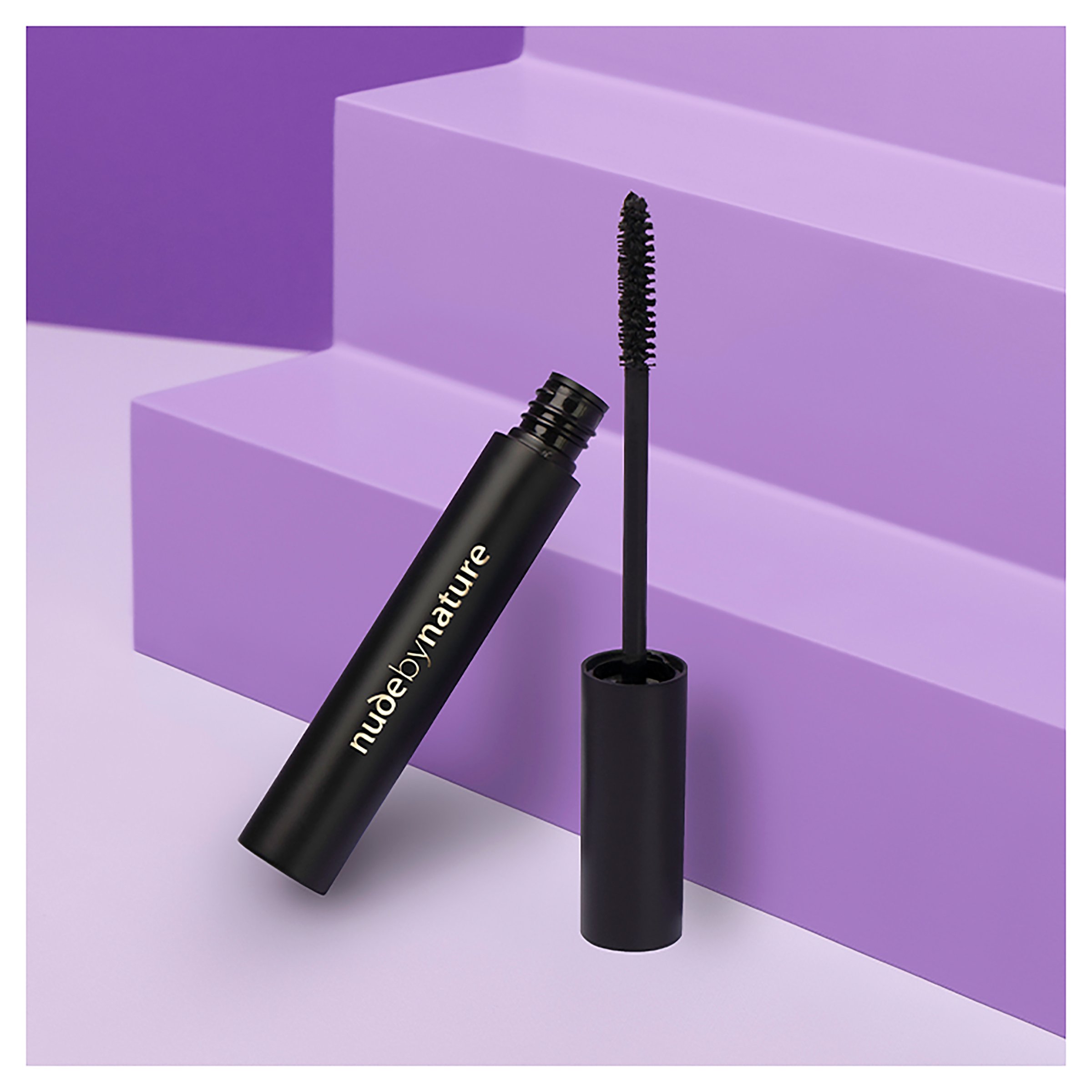 Nude By Nature Awaken Lengthening Mascara 01 Black 8ml - Image 2