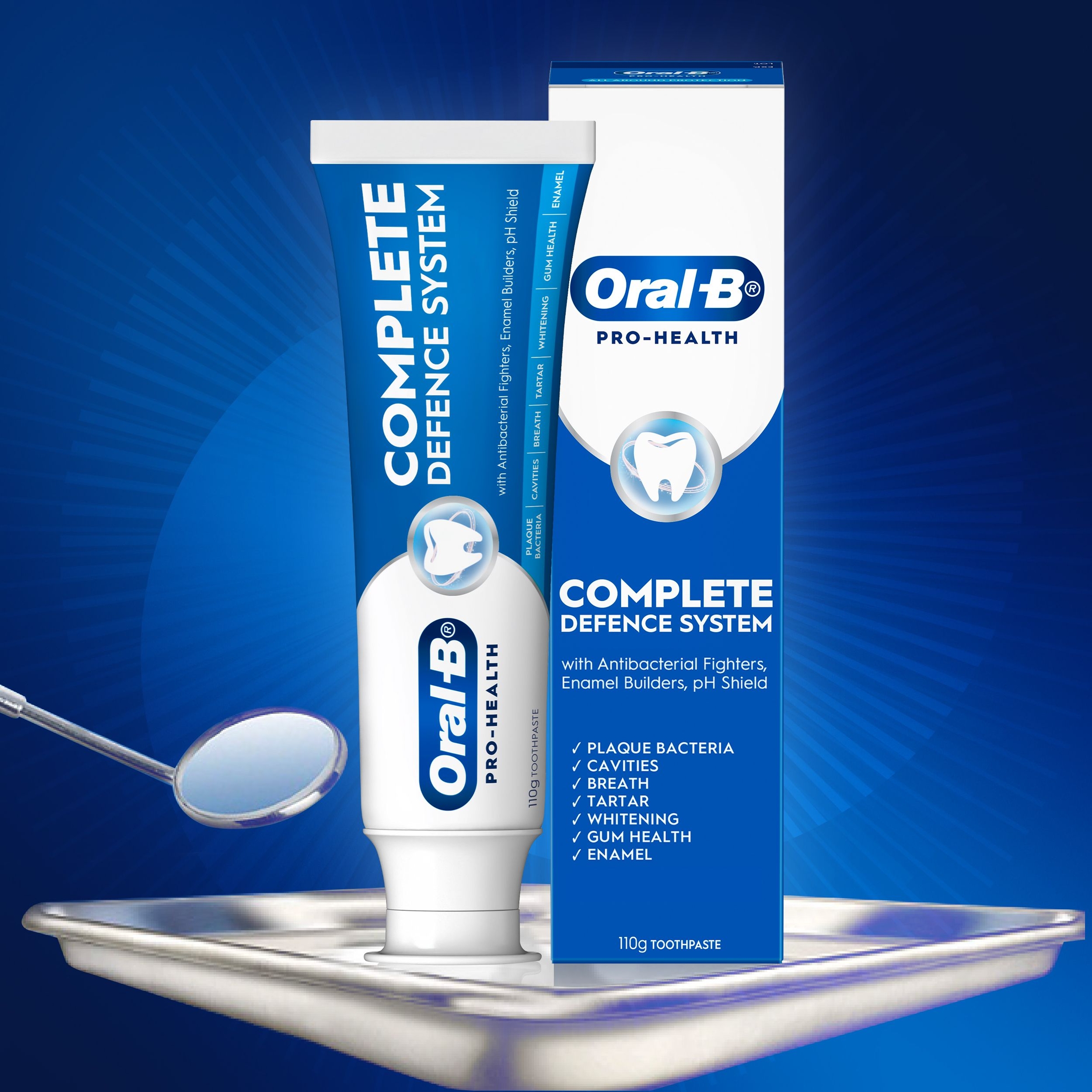 Oral-B Pro Health Complete Defence System Whitening 110g - Image 3