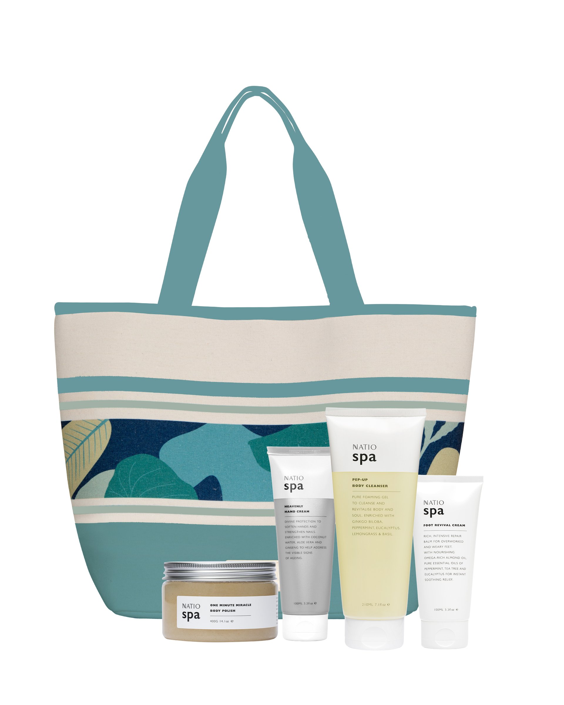 Natio Spa Energised Gift Set 4 piece - Image 1