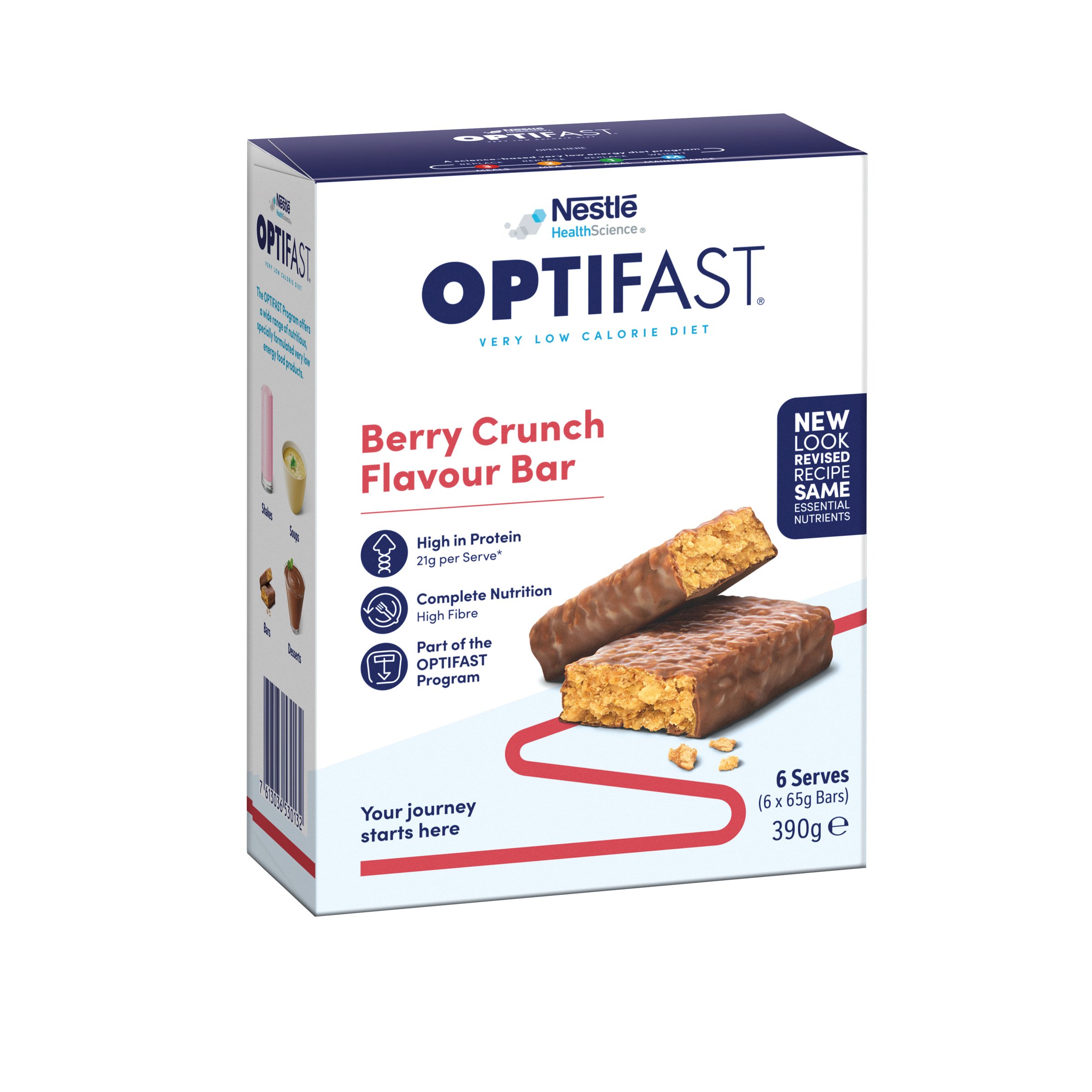 Optifast VLCD Bar Berry Crunch 65g - 6 pack - Image 5