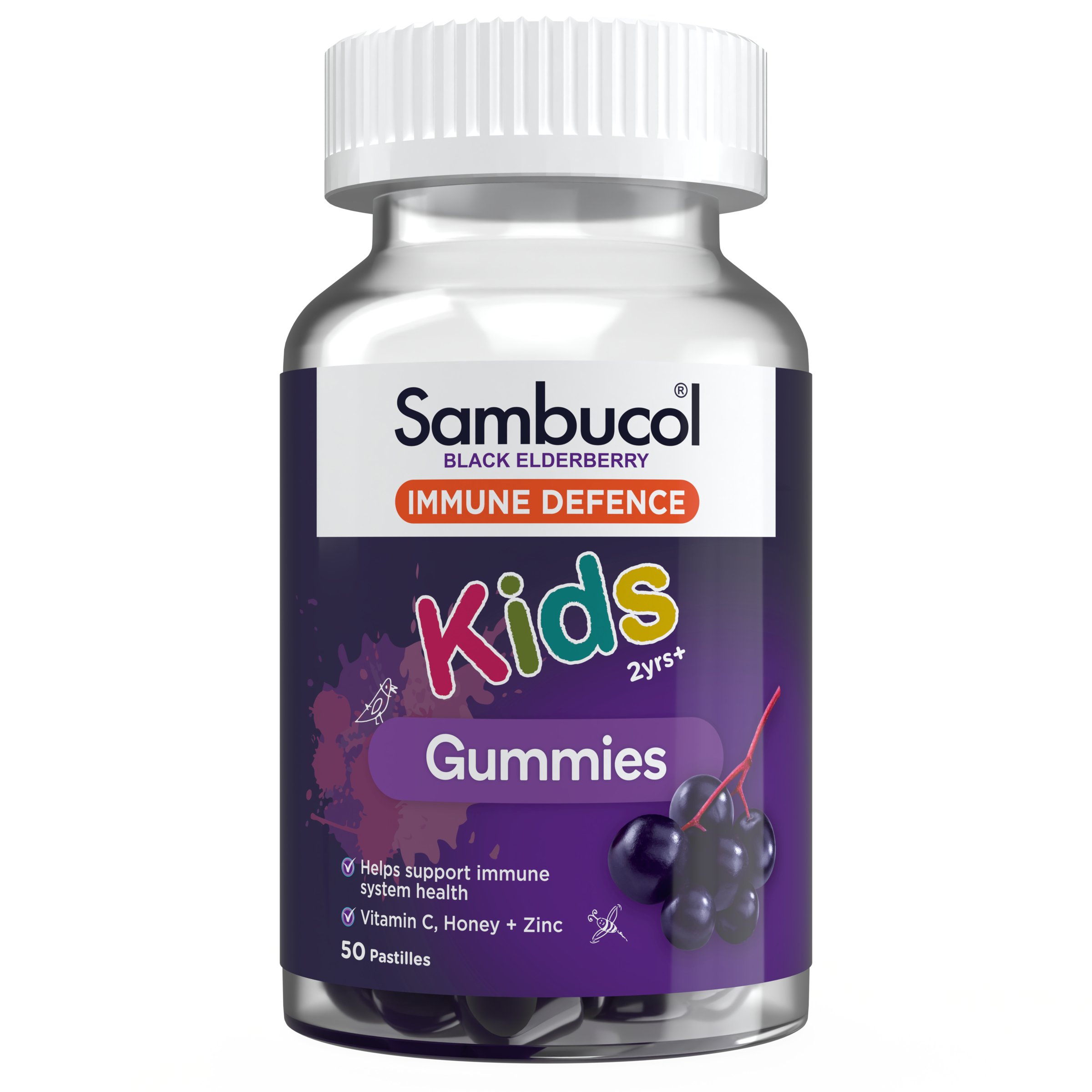 Sambucol Kids Immune Defence Gummies 50 pastilles - Image 1