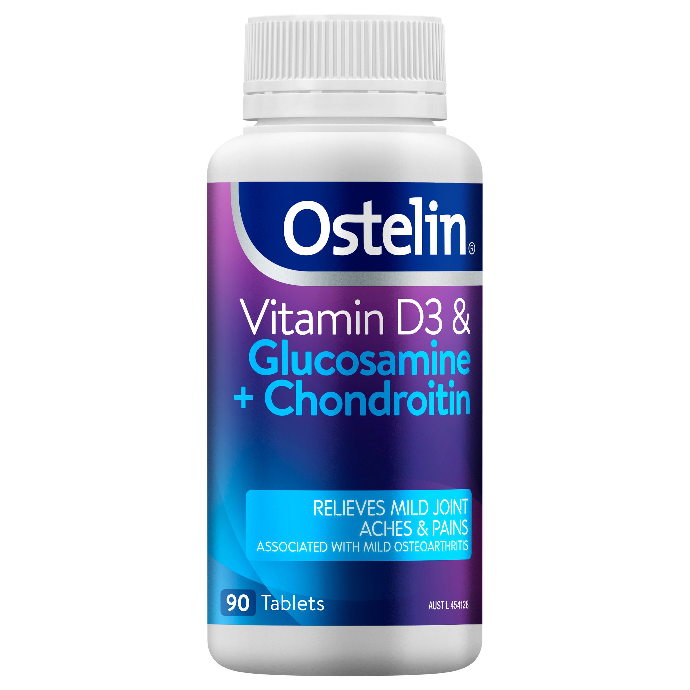 Ostelin Vitamin D3 & Glucosamine + Chondroitin 90 tablets - Image 1