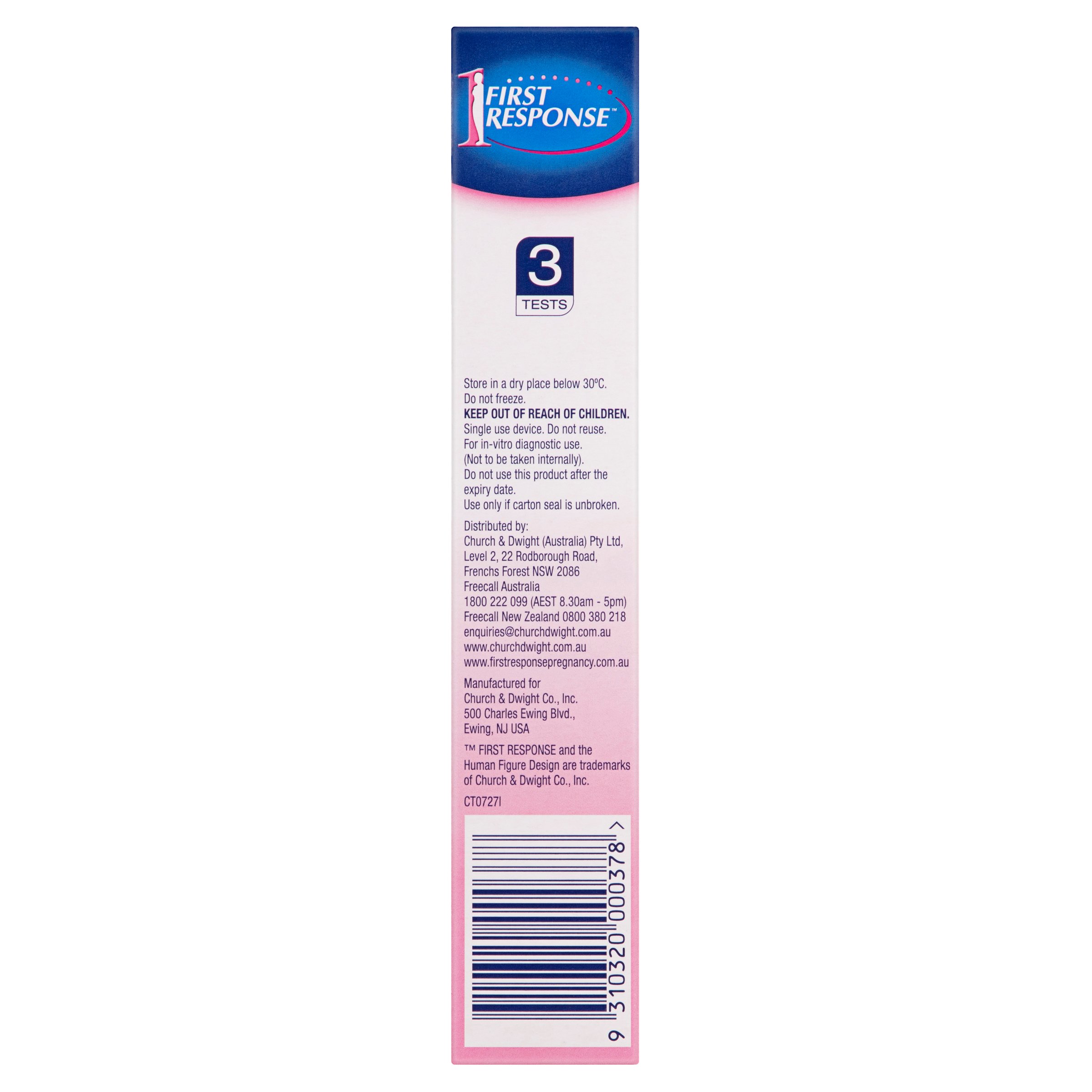 First Response Pregnancy Early Result Test In-Stream 3 pack - Image 4
