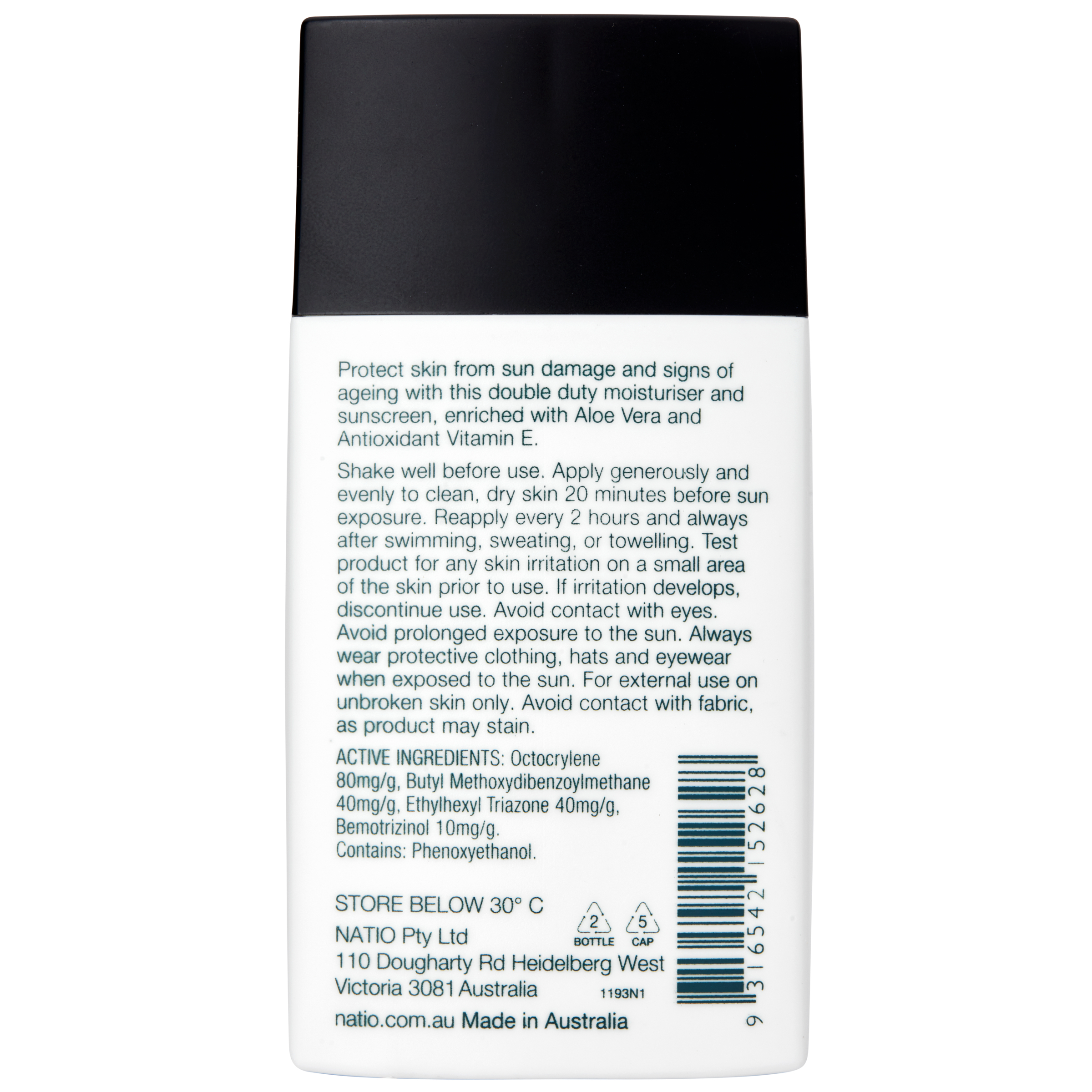 Natio Men Plus Age Protect Face Lotion SPF50+ 60ml - Image 2