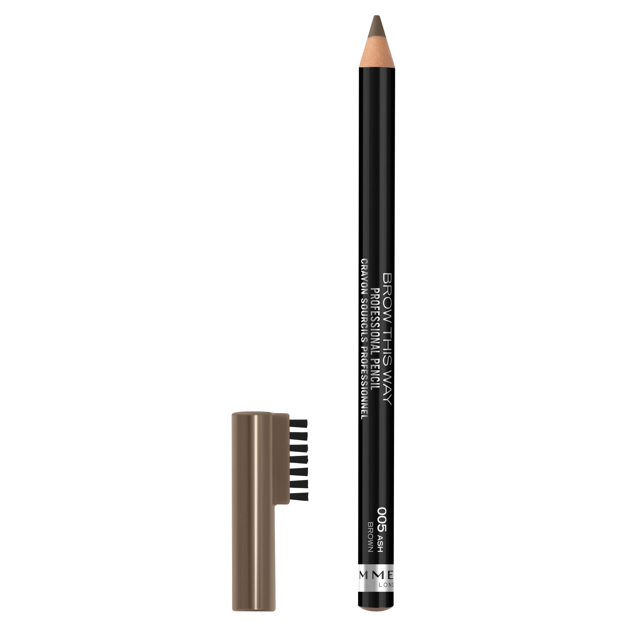 Rimmel Professional Eyebrow Pencil Ash Brown 1 each - Image 2