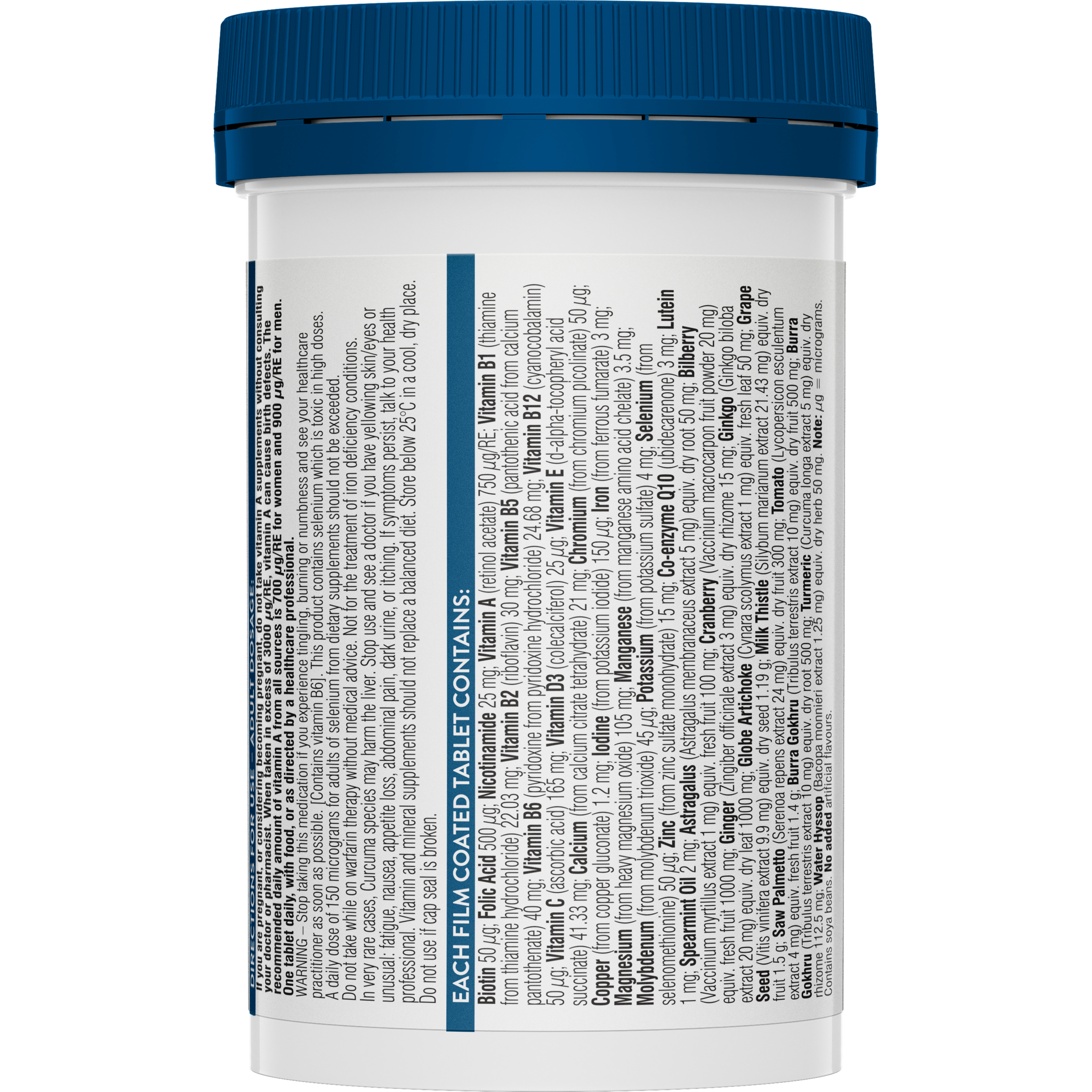 Swisse Ultivite Men's 50 + Multivitamin 90 tablets - Image 2