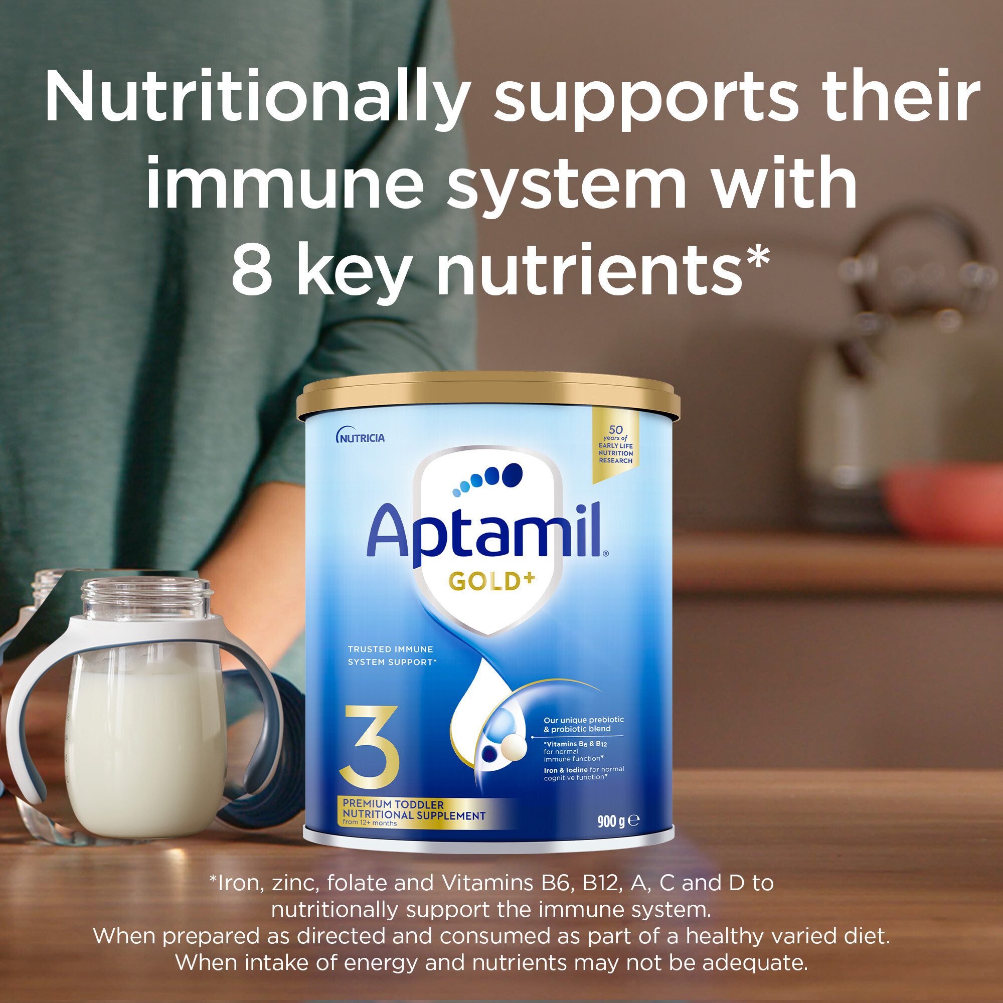 Aptamil Gold + Pronutra Toddler Formula 900g - Image 8