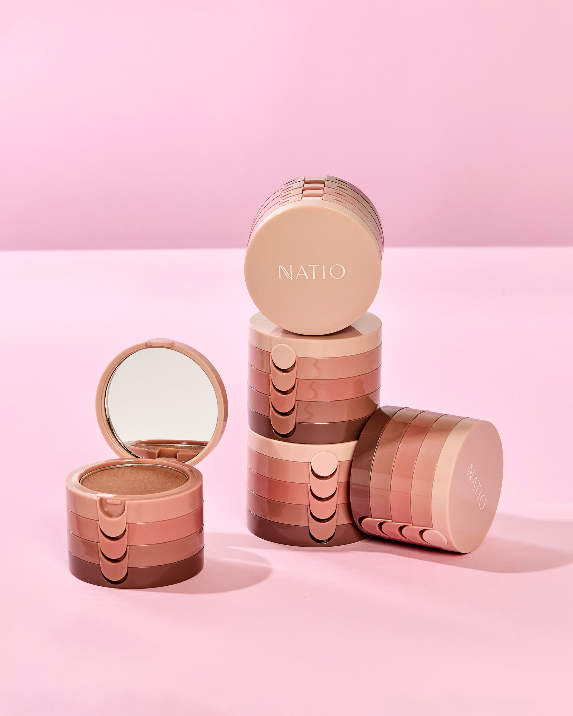 Natio Hello Colour Pocket Palette - Nude 12g - Image 3