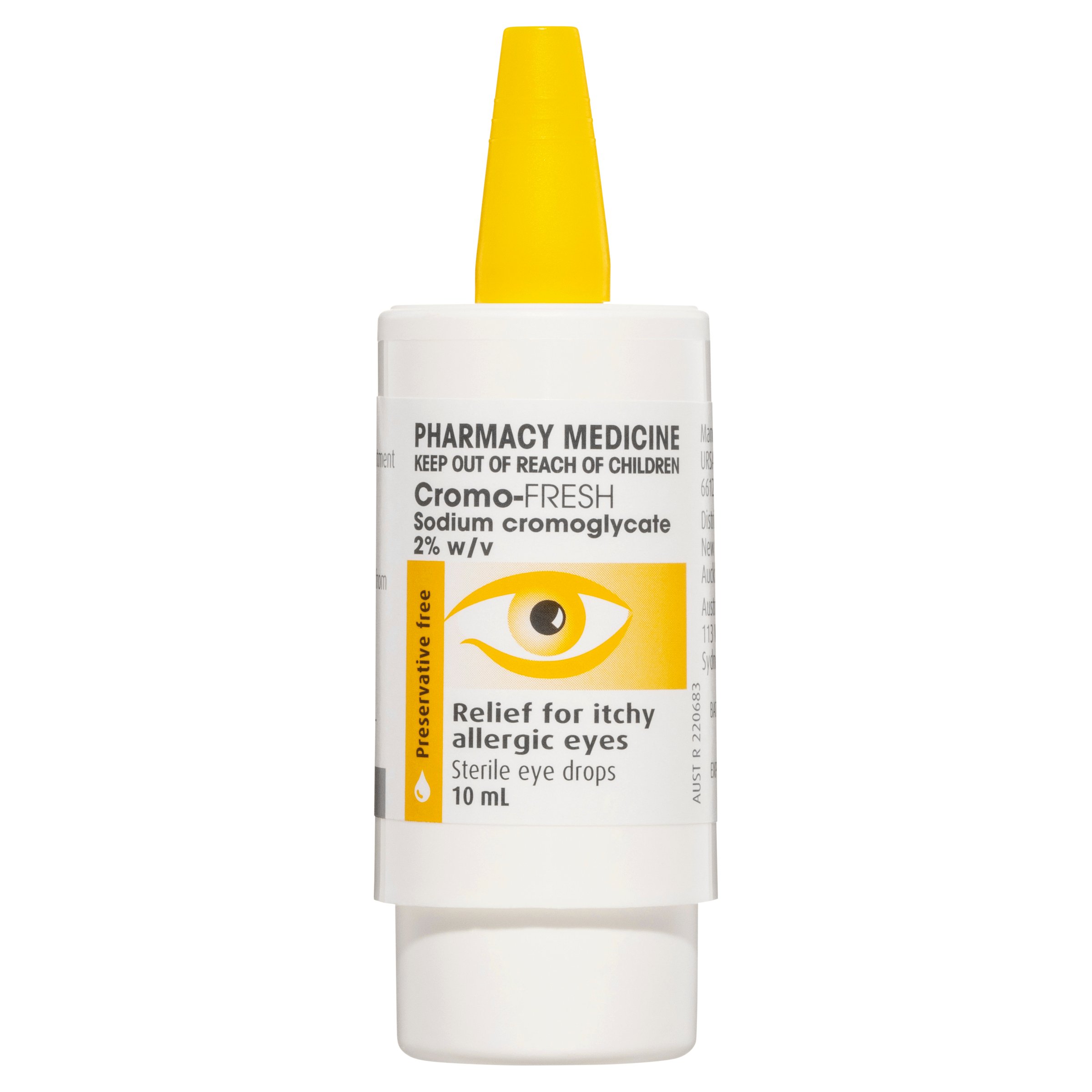 Cromo-Fresh Preservative-Free Allergy Eye Drops 10ml - Image 7