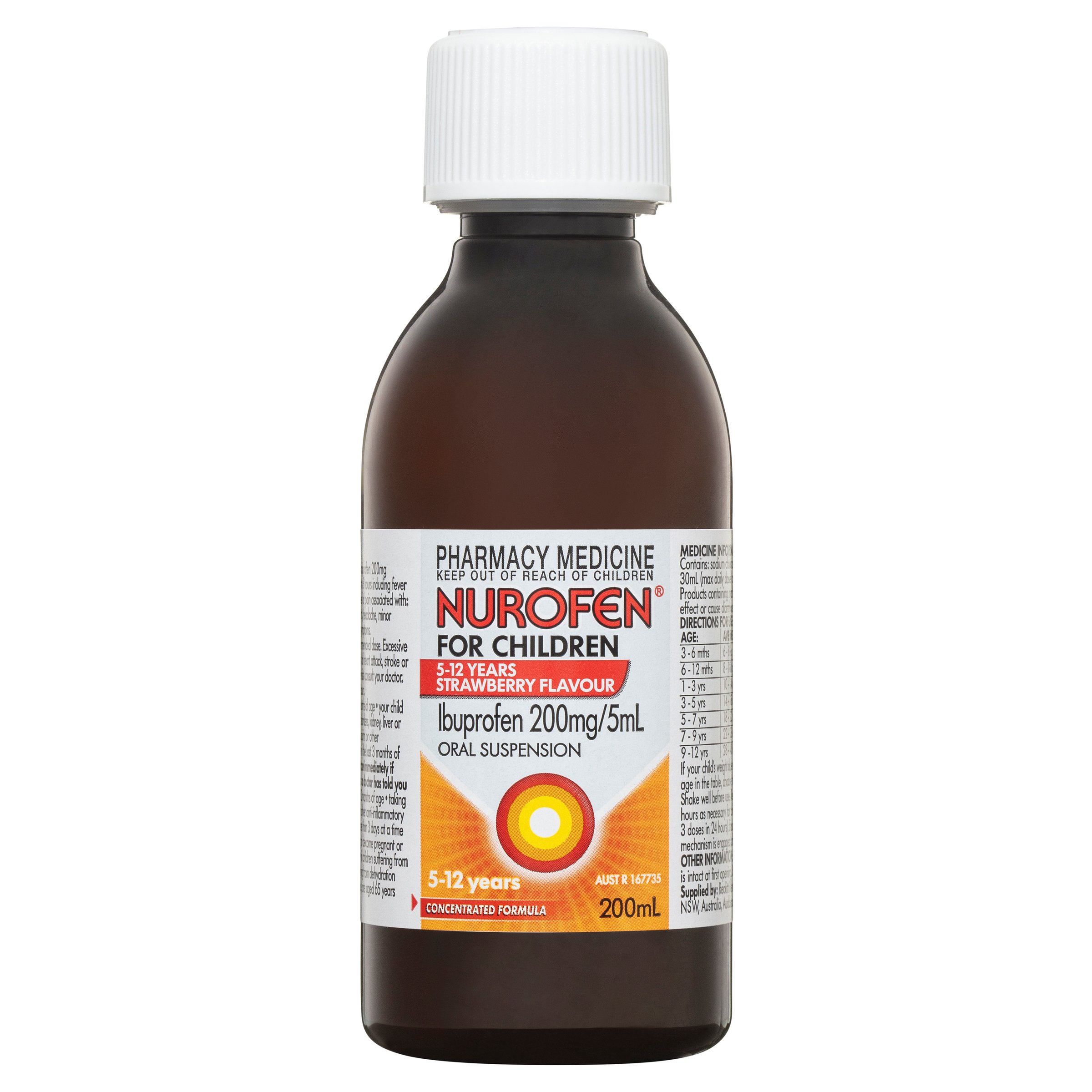 Nurofen For Children 5-12 Years Strawberry 200ml - Image 6