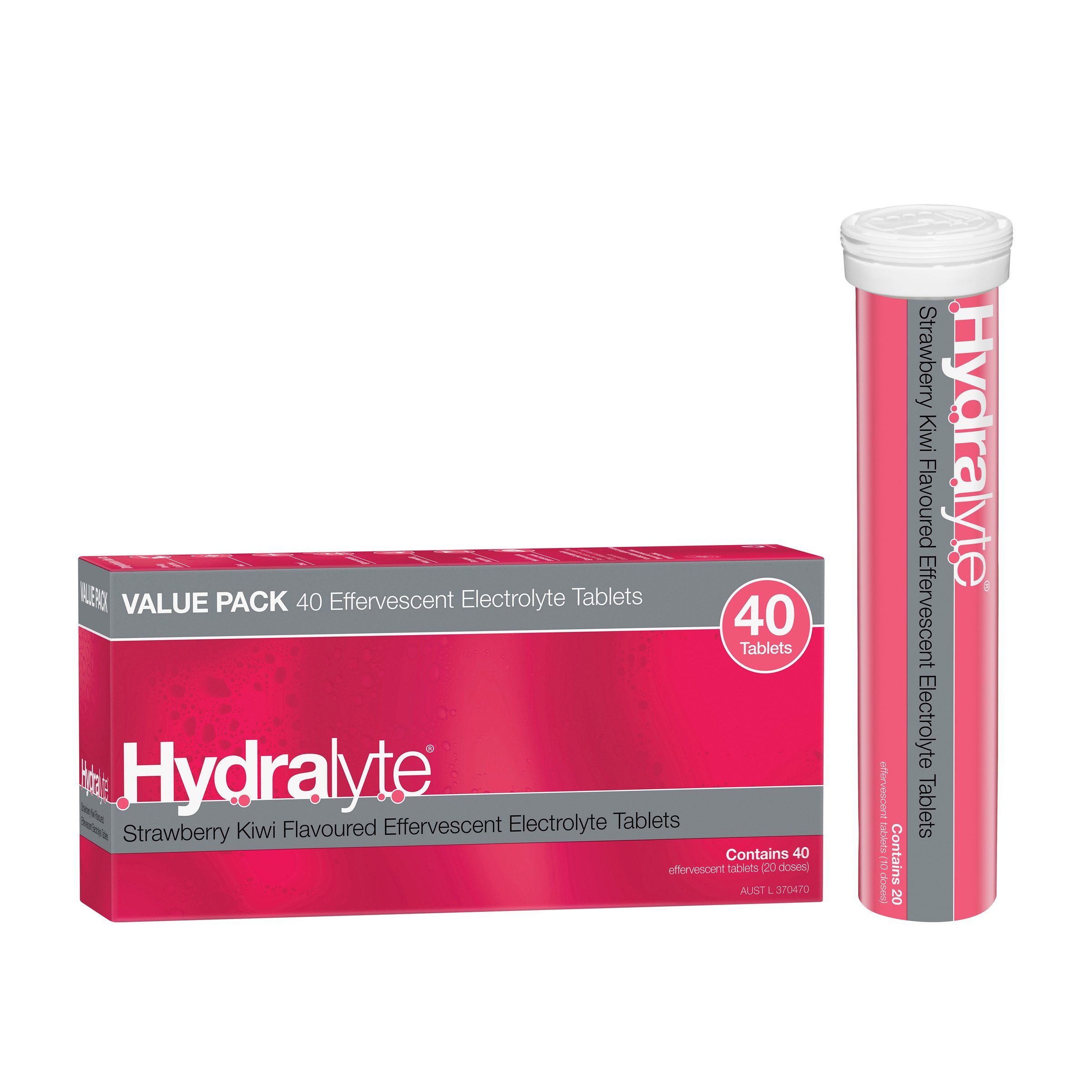 Hydralyte Effervescent Strawberry Kiwi 40 tablets - Image 6