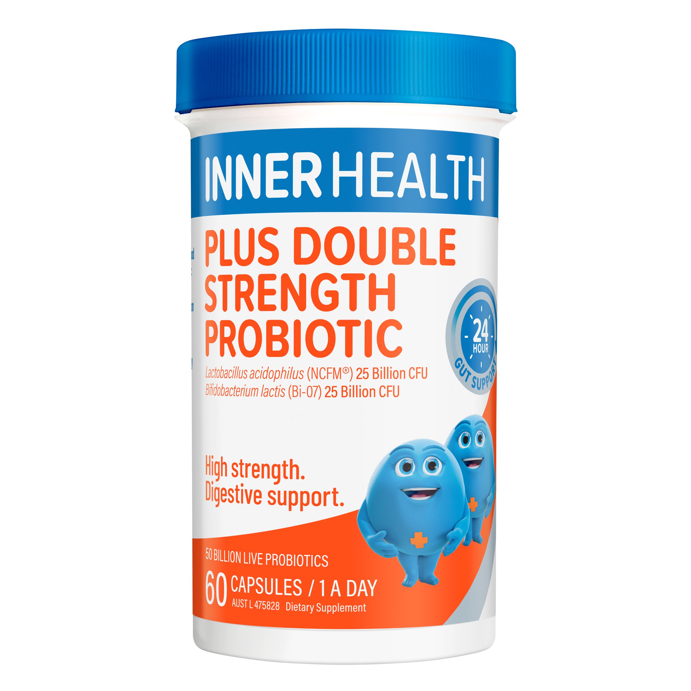 Inner Health Plus Double Strength Probiotic 60 capsules - Image 1