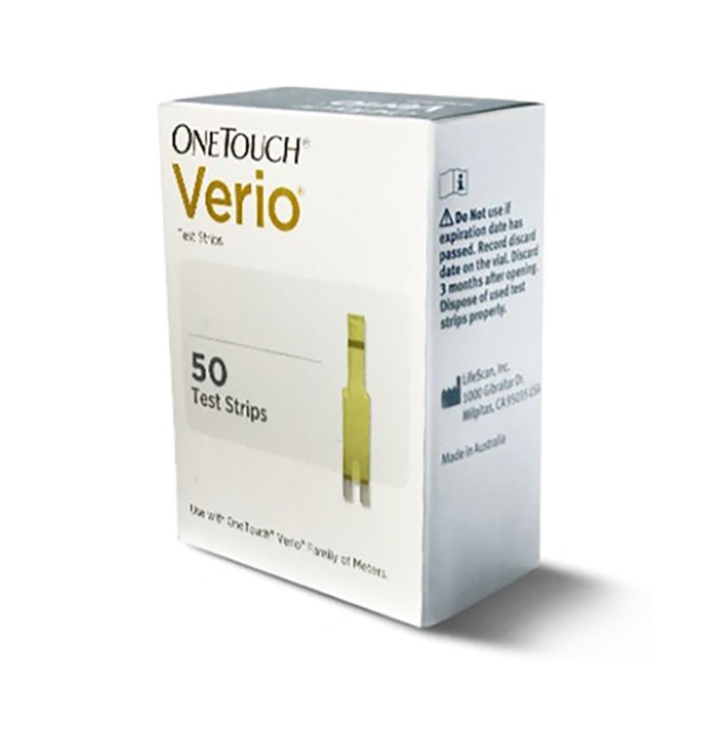 ONETOUCH Verio Blood Glucose Test Strips 50