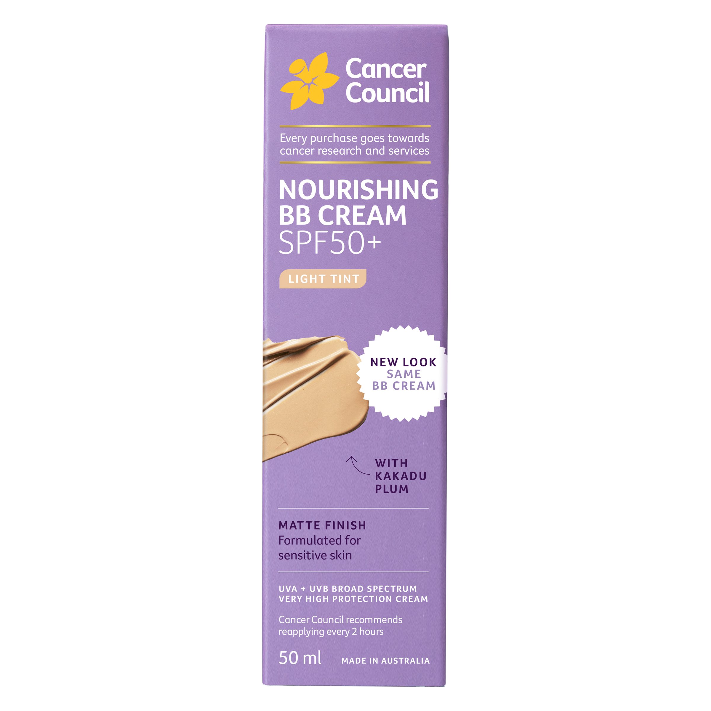 Cancer Council Face Day Wear BB Cream Light SPF50+ - 50ml - Image 3