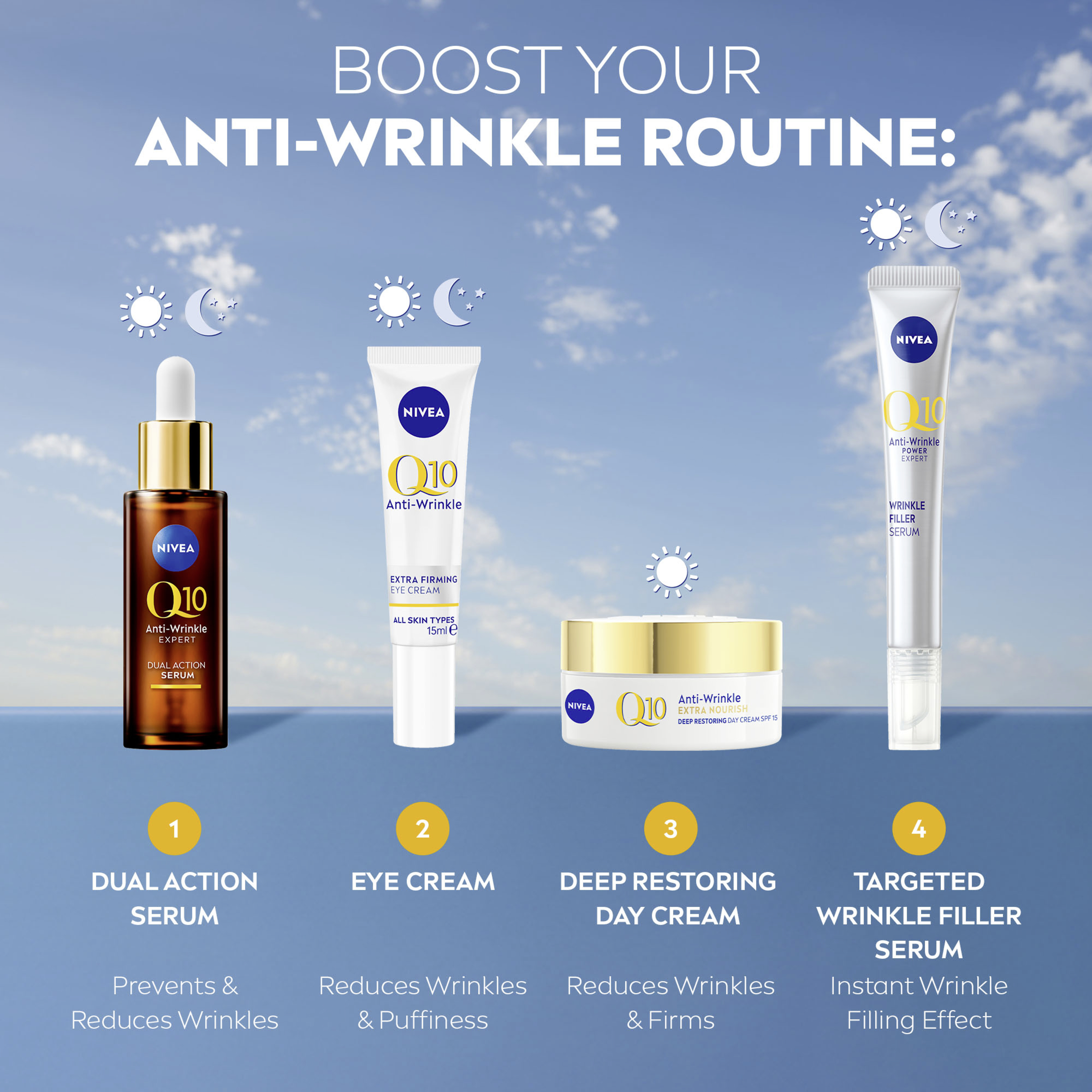 Nivea Q10 Anti-Wrinkle Extra Nourish Cream 50ml - Image 3