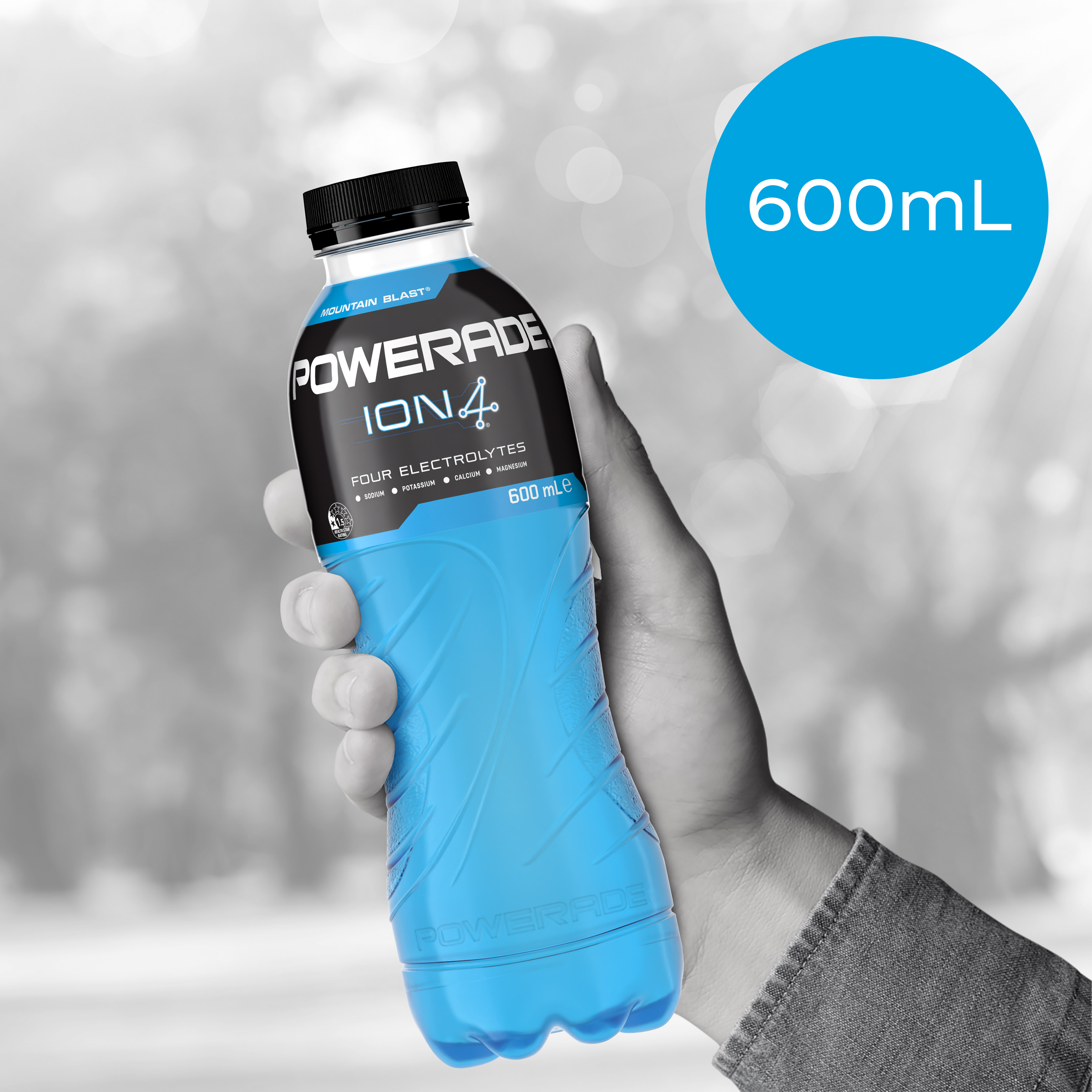 Powerade Isotonic Mountain Blast 600ml - Image 3