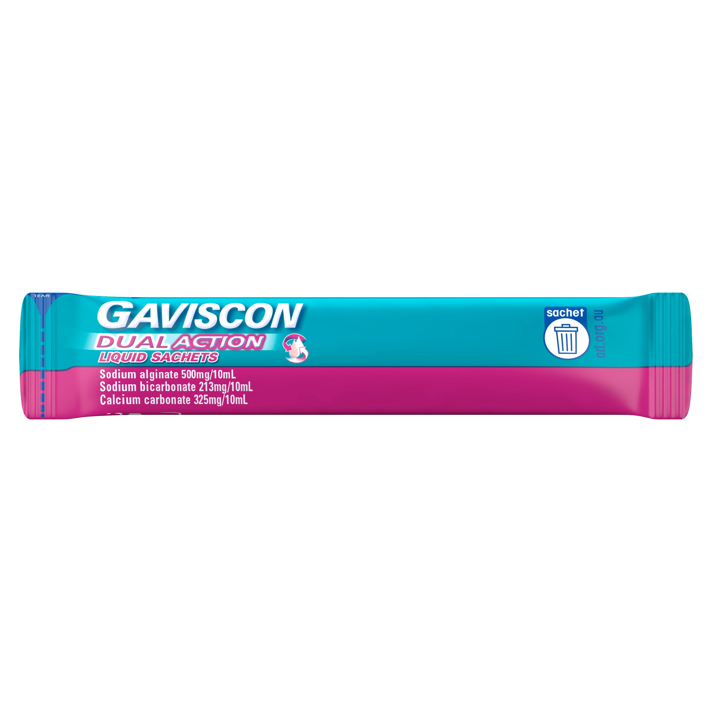 Gaviscon Dual Action Liquid Peppermint Sachet 10ml X 24 - Image 12