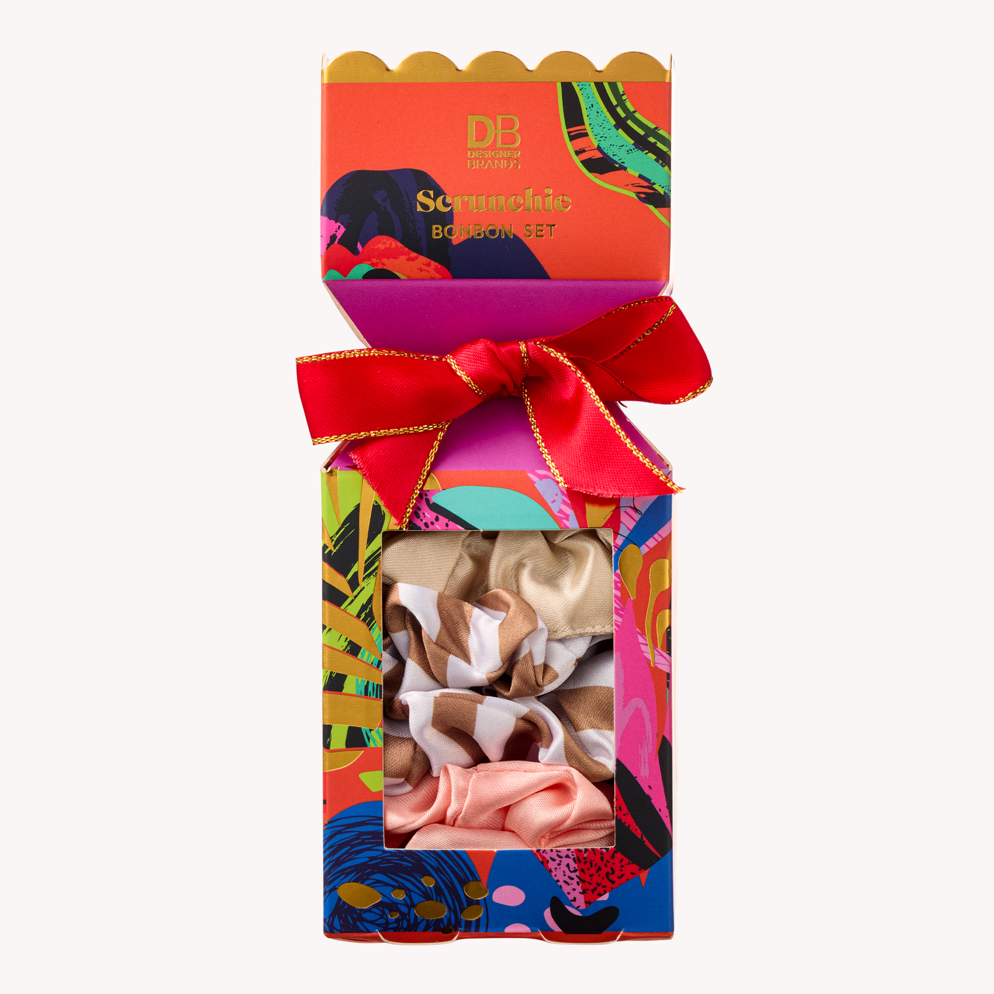 Designer Brands Scrunchie Bonbon Set Mocha 6 piece