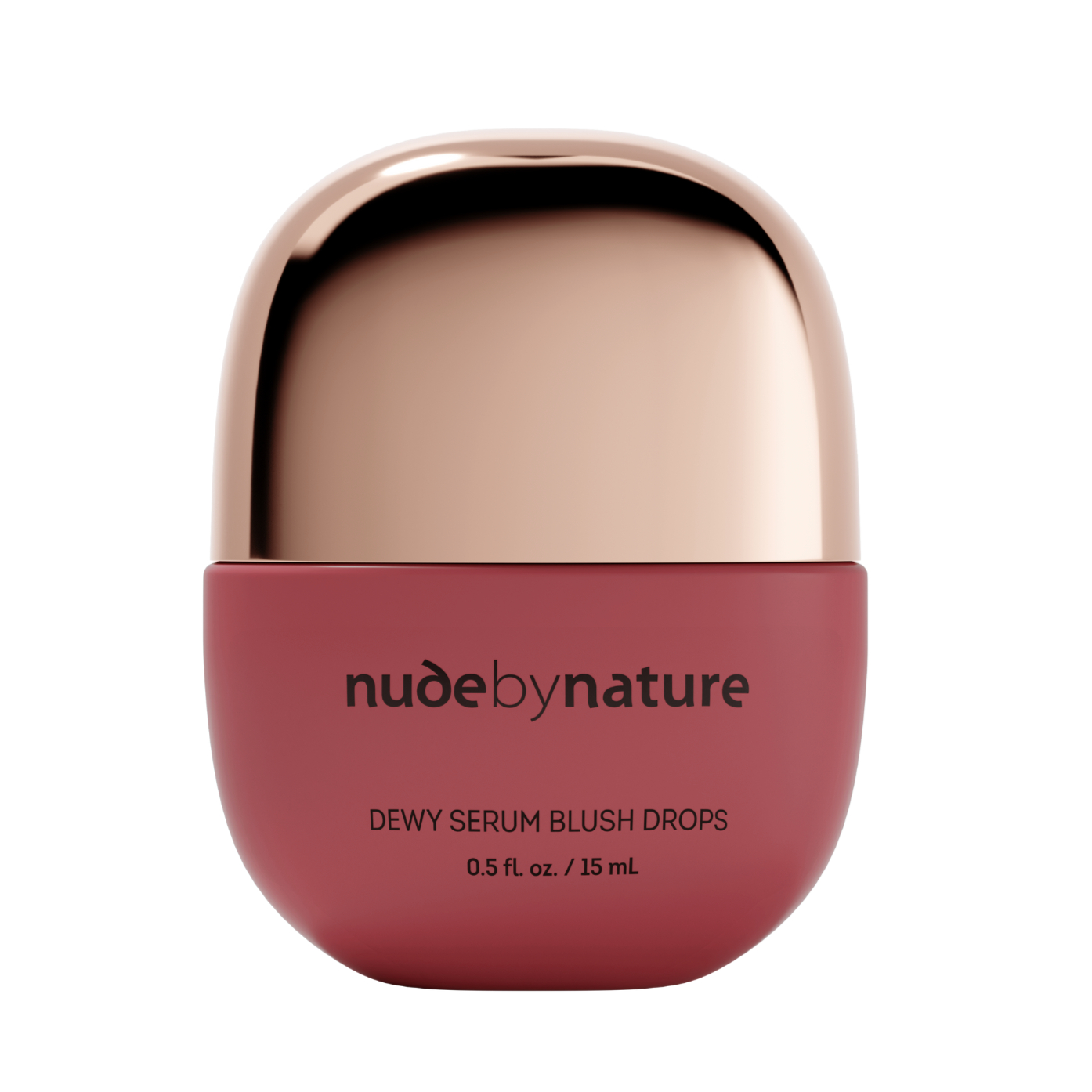 Nude By Nature Dewy Serum Blush Drops 02 Warm Rose 15ml - Image 1
