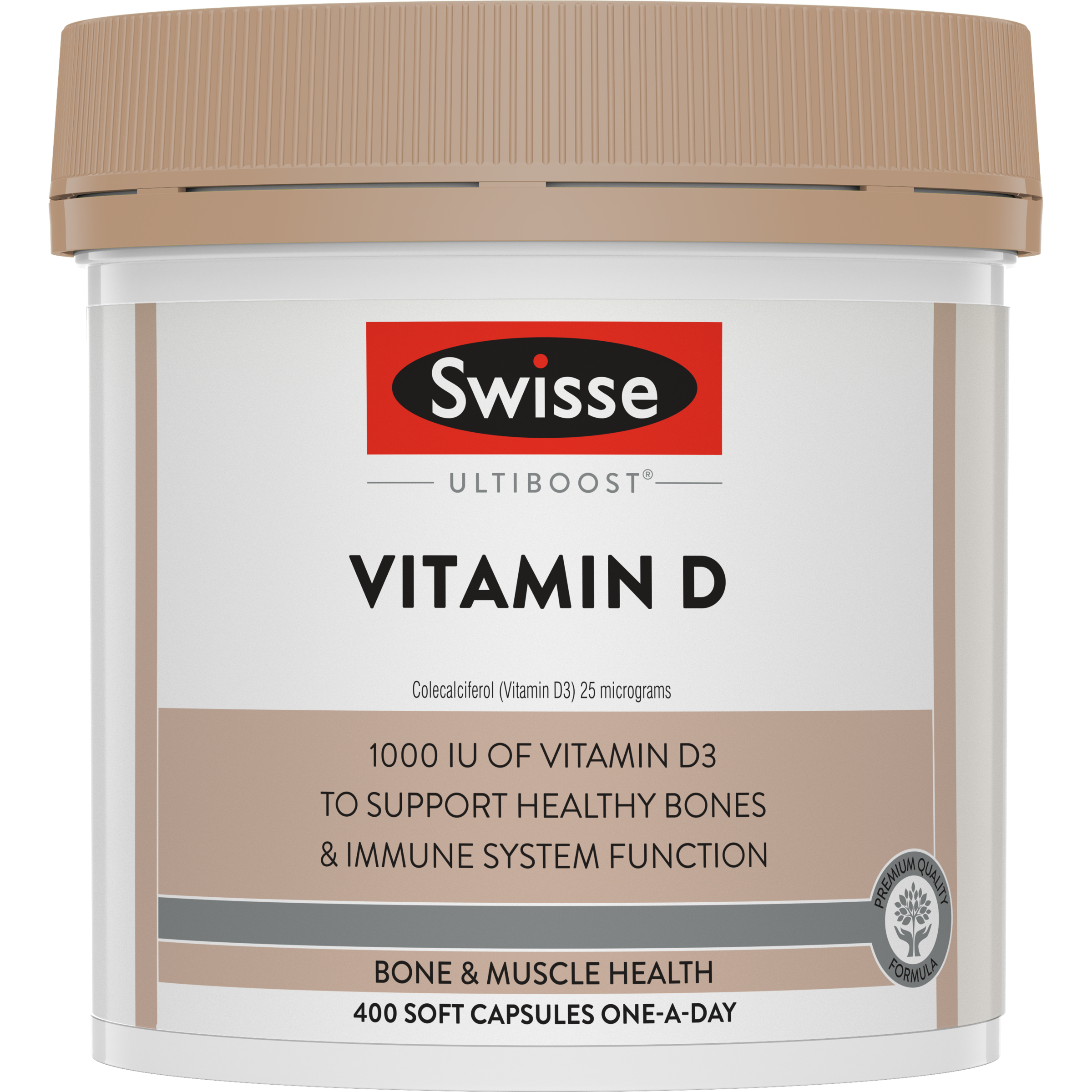 Swisse Ultiboost Vitamin D - 400 capsules - Image 1
