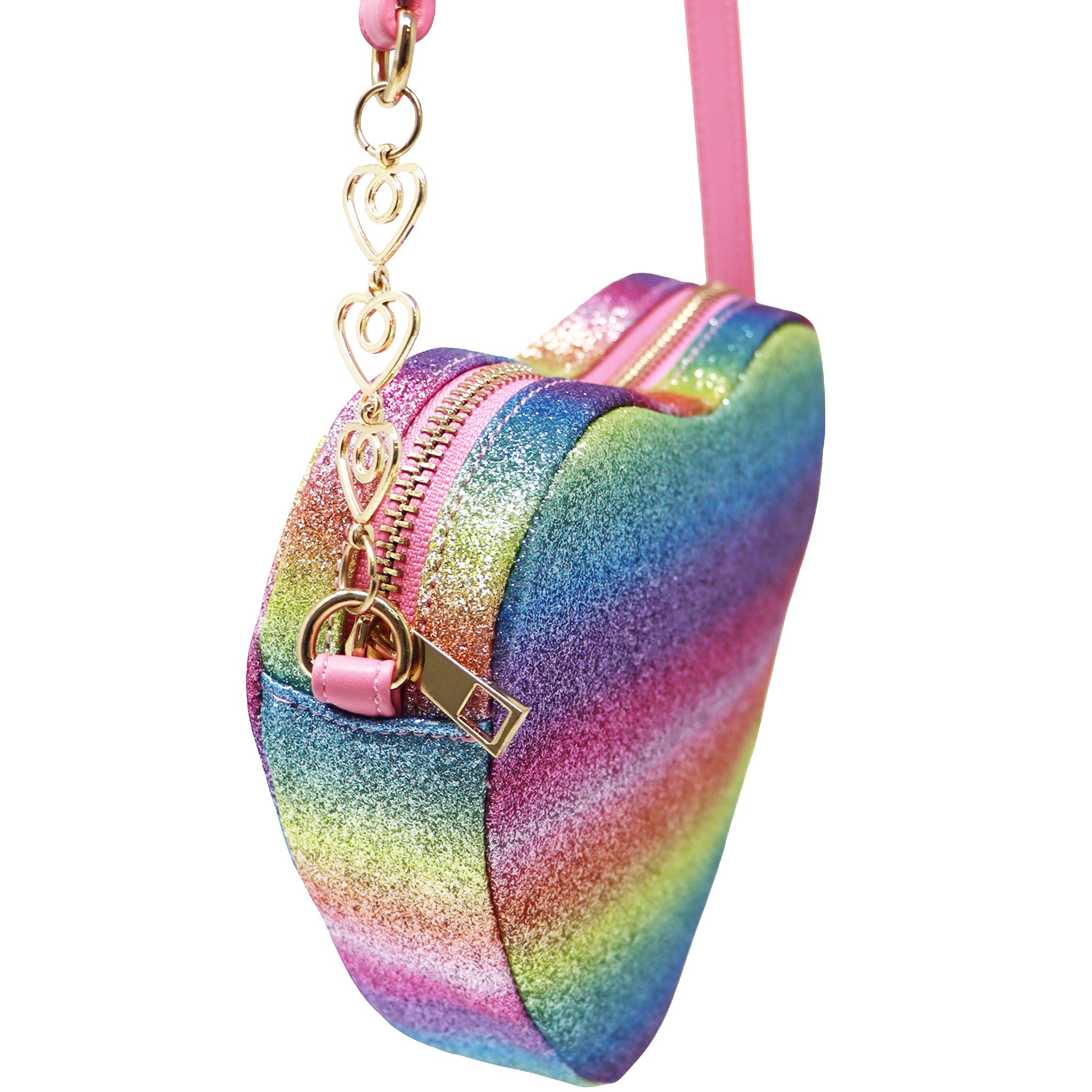 Pink Poppy Heart Cross Body Bag 1 each - Image 2