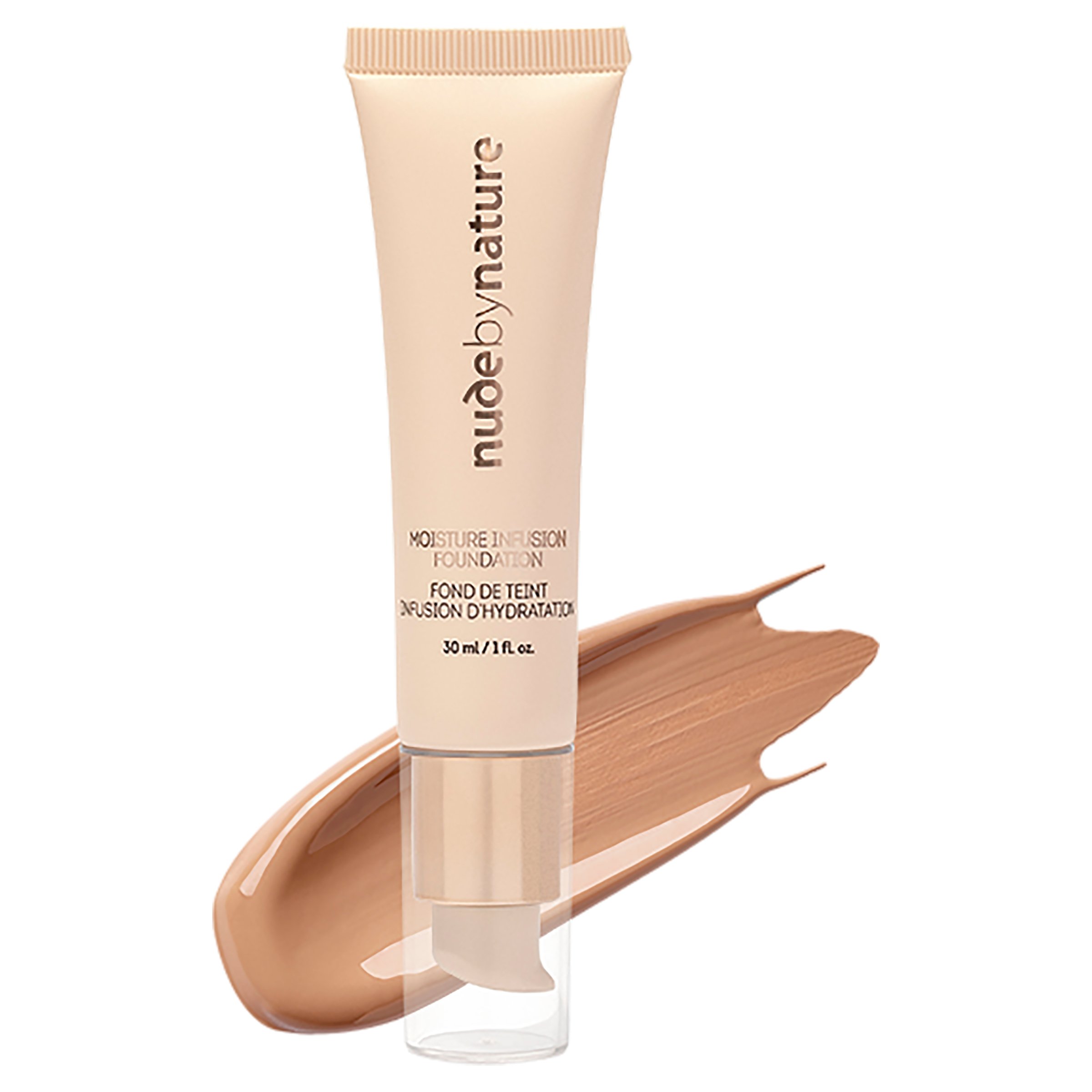 Nude By Nature Moisture Infusion Foundation W8 Classic Tan 30ml - Image 4