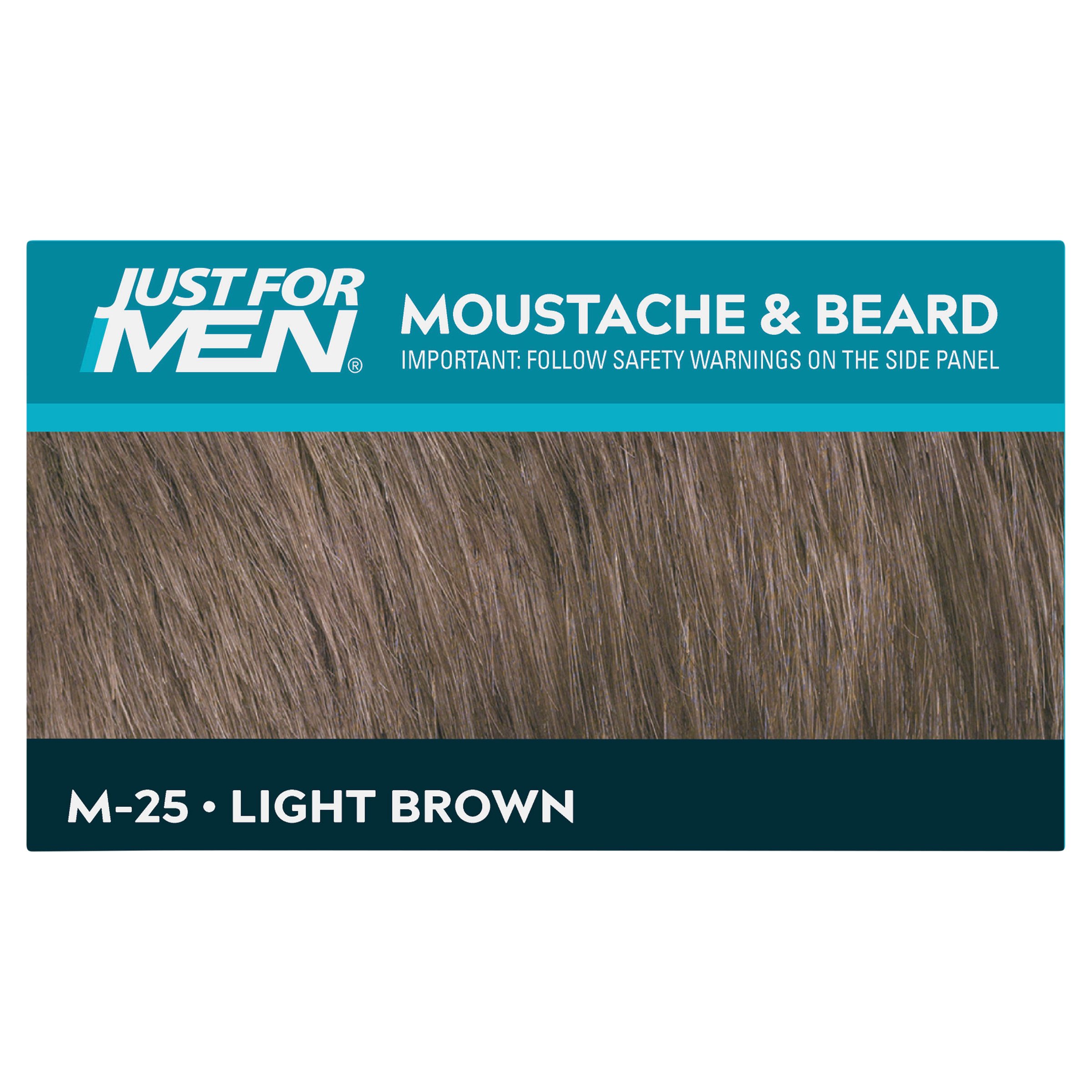Just For Men Moustache & Beard Brush-In Colour Light Brown M-25 - 1 pack - Image 4