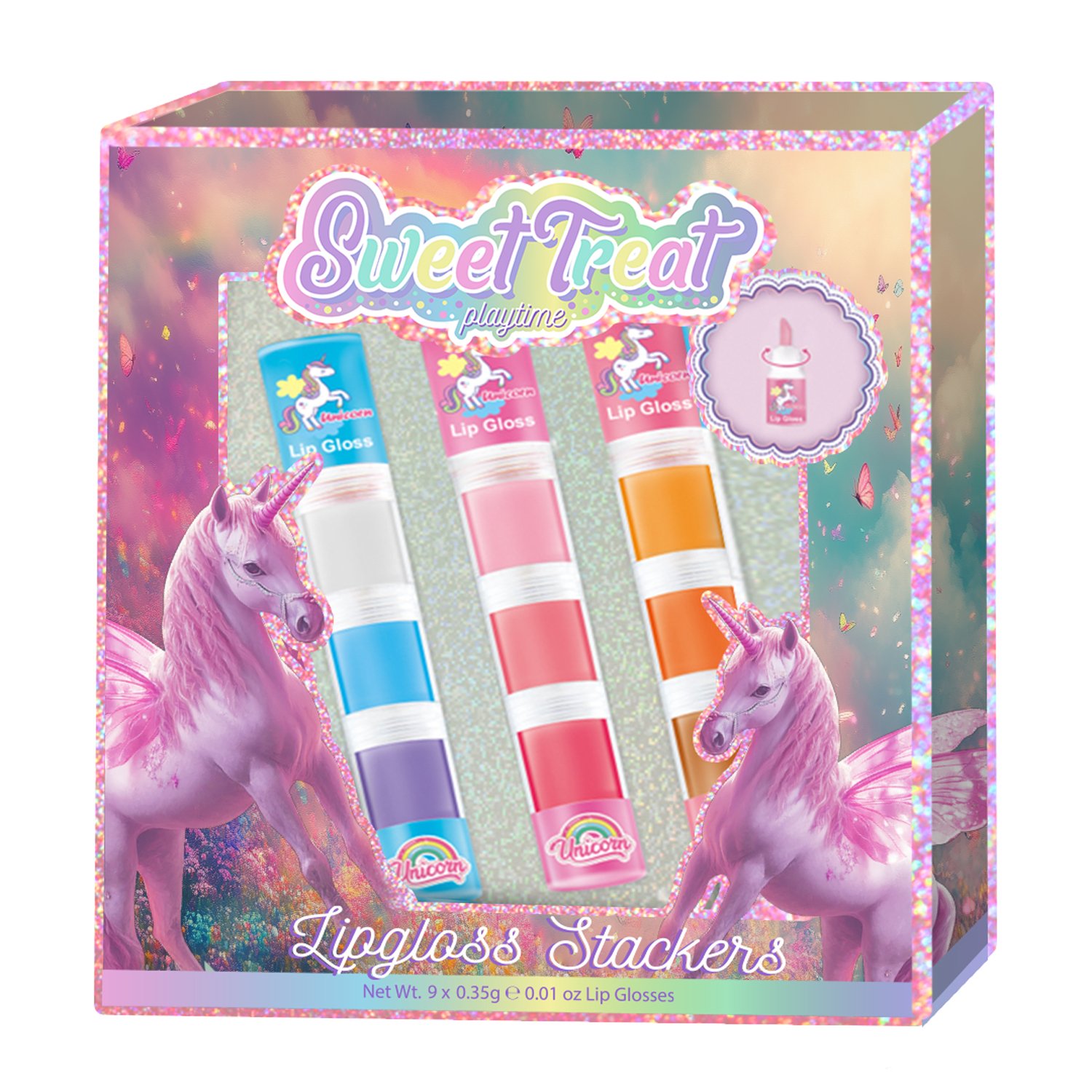 Sweet Treats Lip Gloss Stackers Set 1 each
