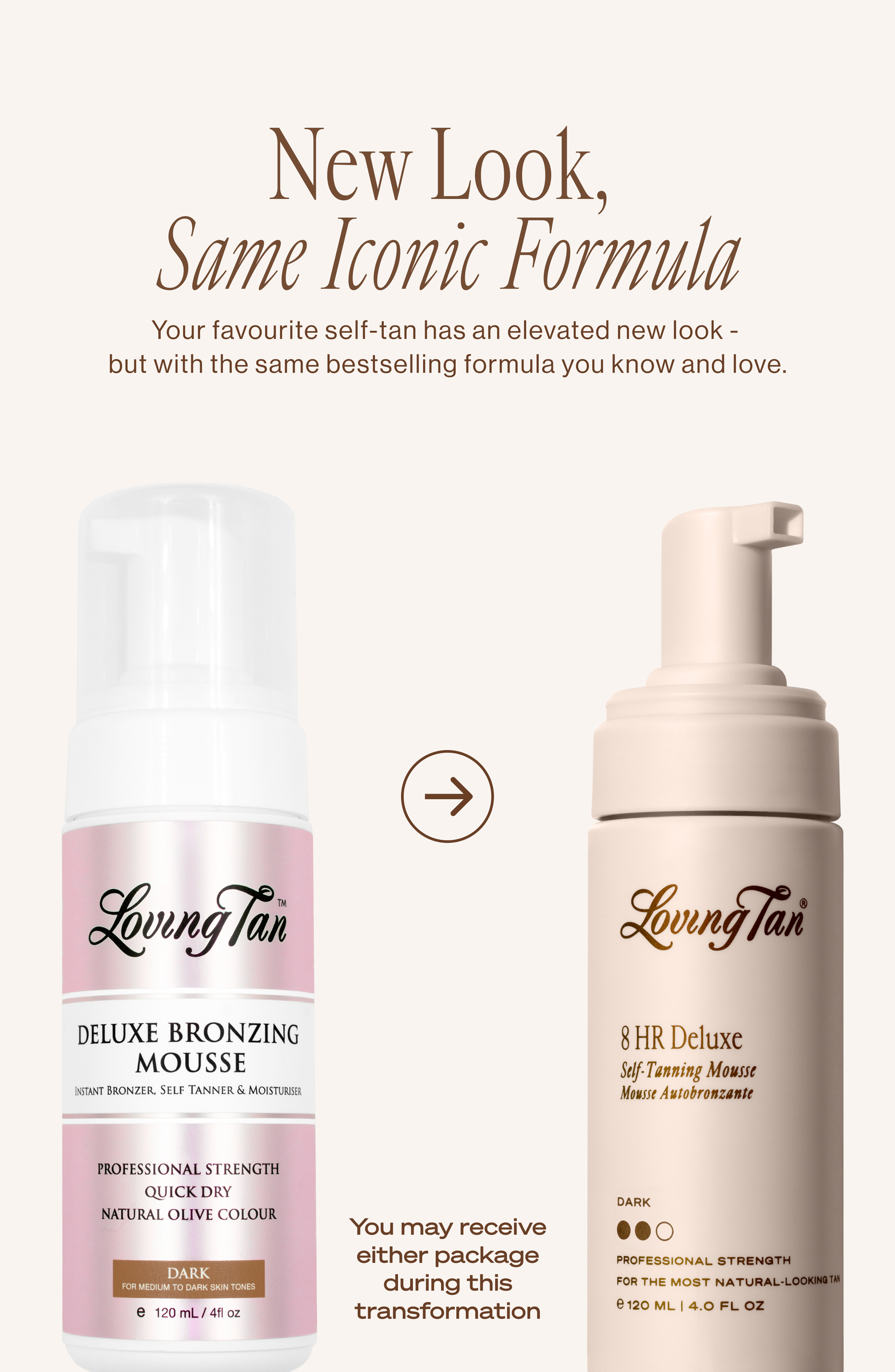 Loving Tan Deluxe Bronzing Mousse Dark 120ml - Image 2