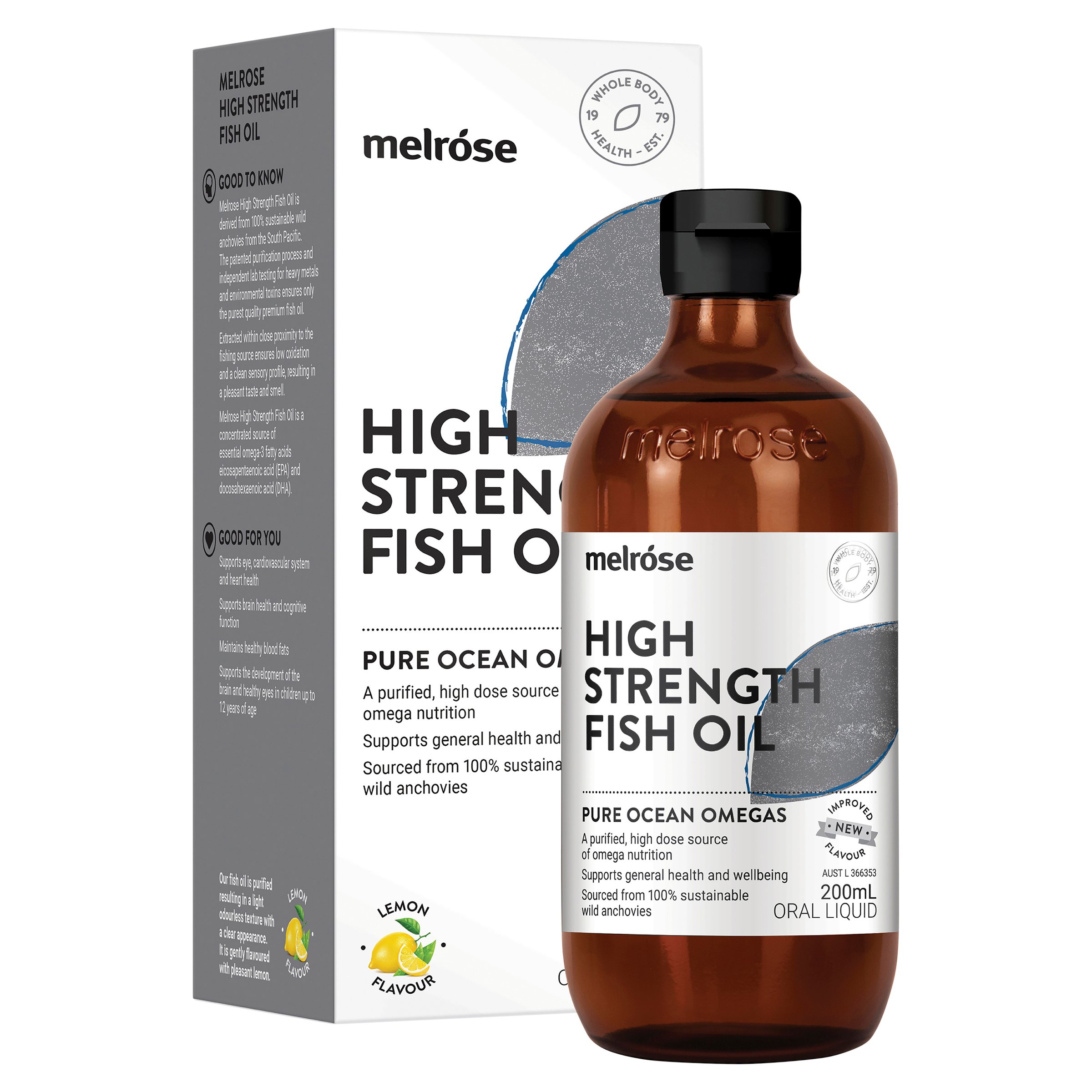 Melrose High Strength Fish Oil 200ml - Image 3