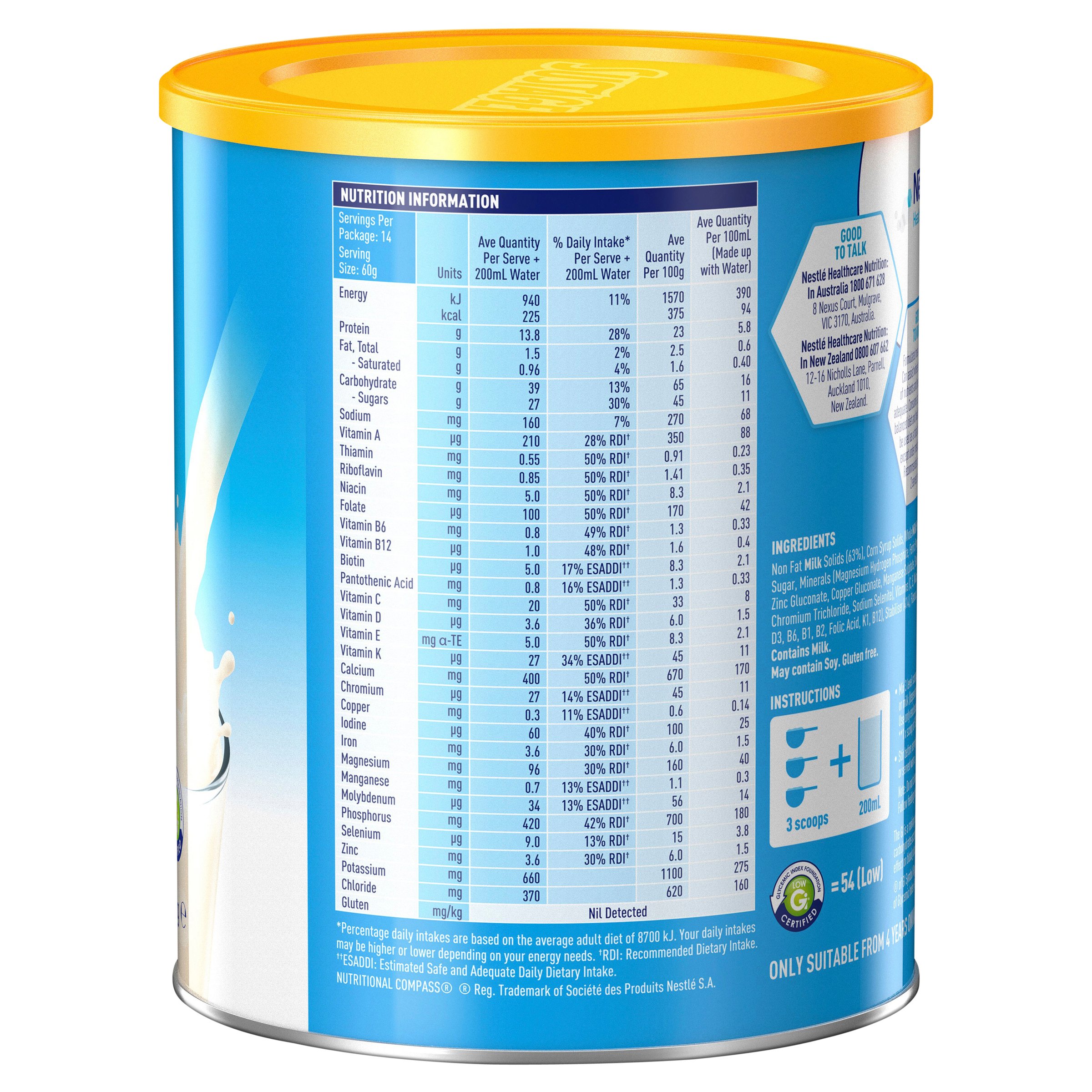 Sustagen Hospital Formula Vanilla Flavour 840g - Image 2
