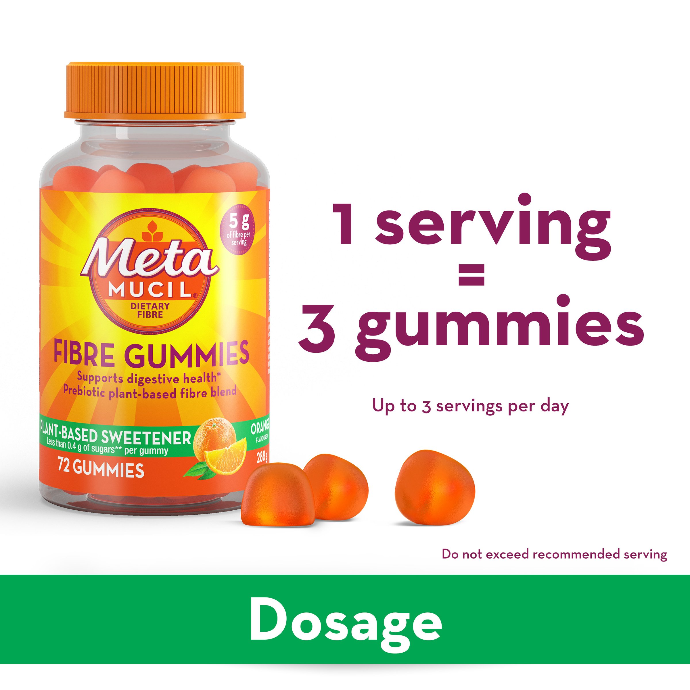 Metamucil Gummies 120 each - Image 6