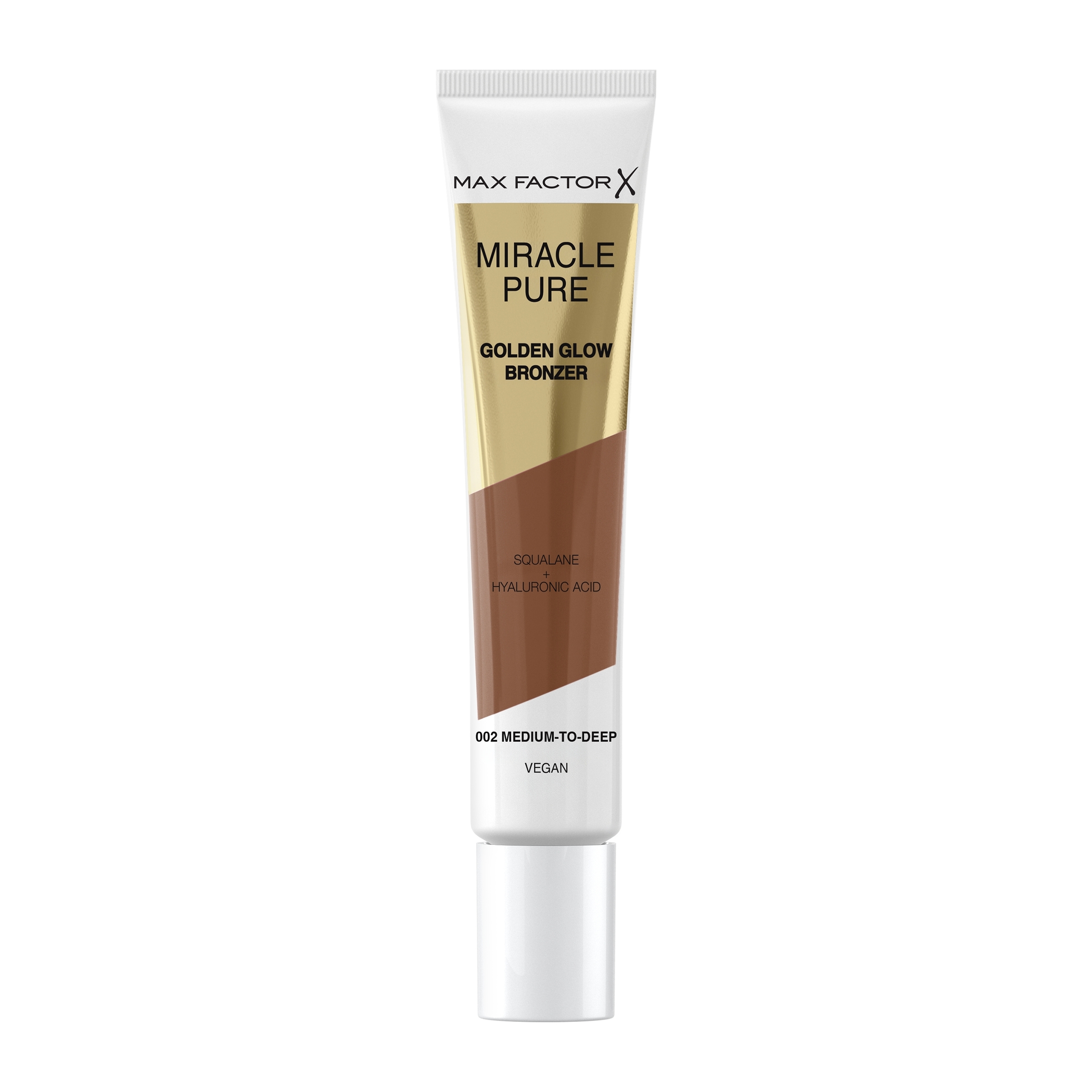 Max Factor Miracle Pure Golden Glow Bronzer 002 Medium To Deep 15ml - Image 1