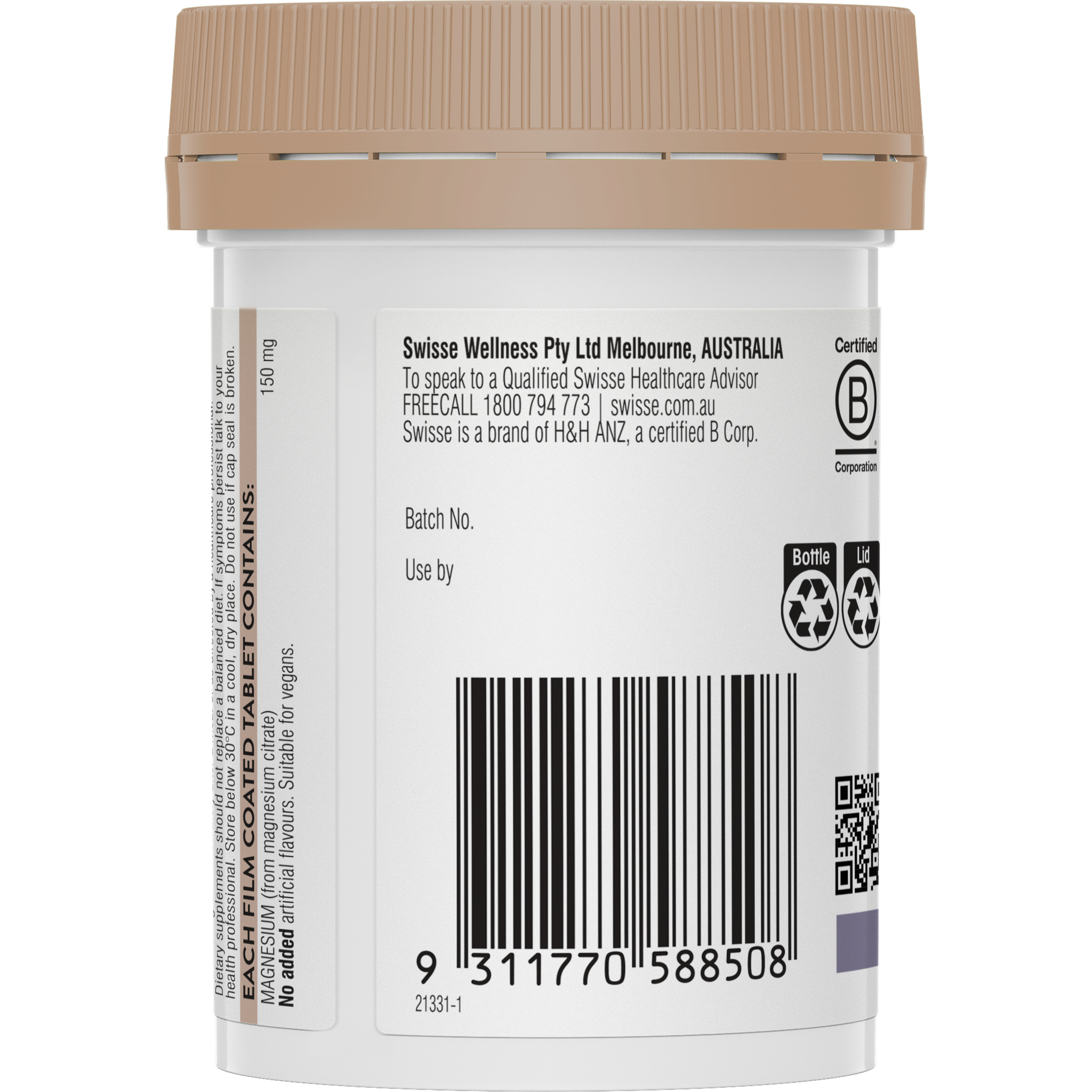 Swisse Ultiboost Magnesium 60 tablets - Image 3