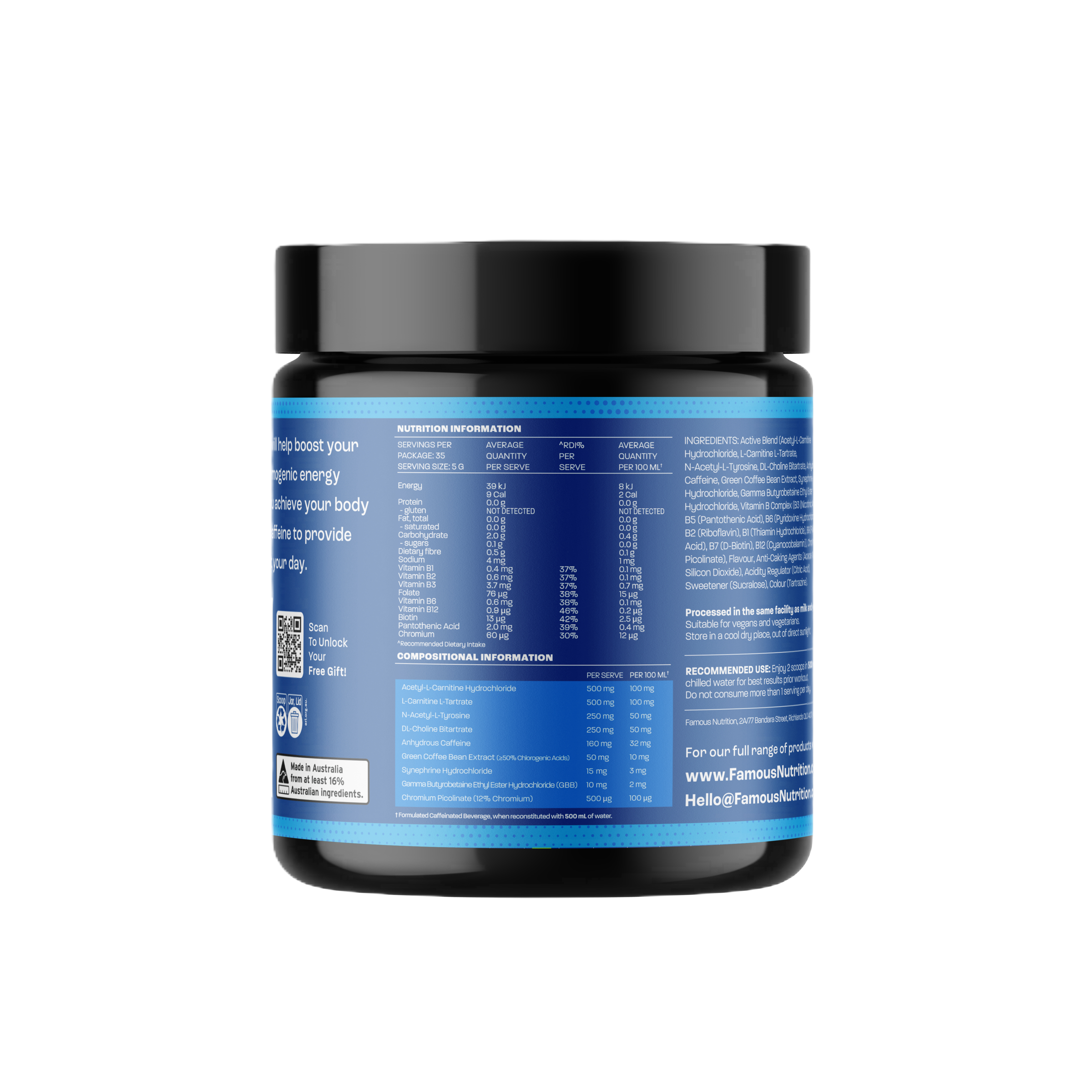 Famous Nutrition Shred Pine Passion 175g - Image 2