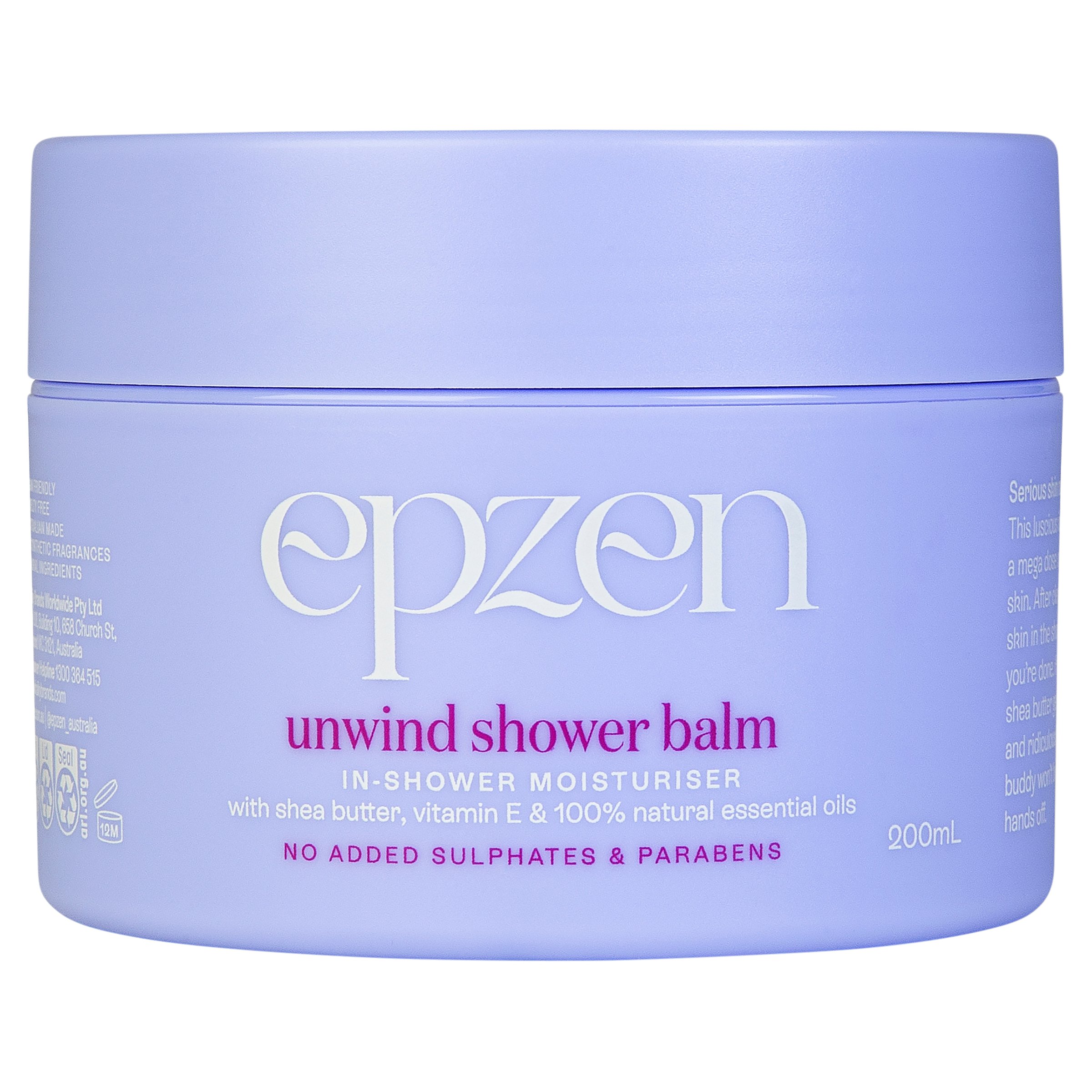Epzen Unwind Shower Balm 200ml - Image 1