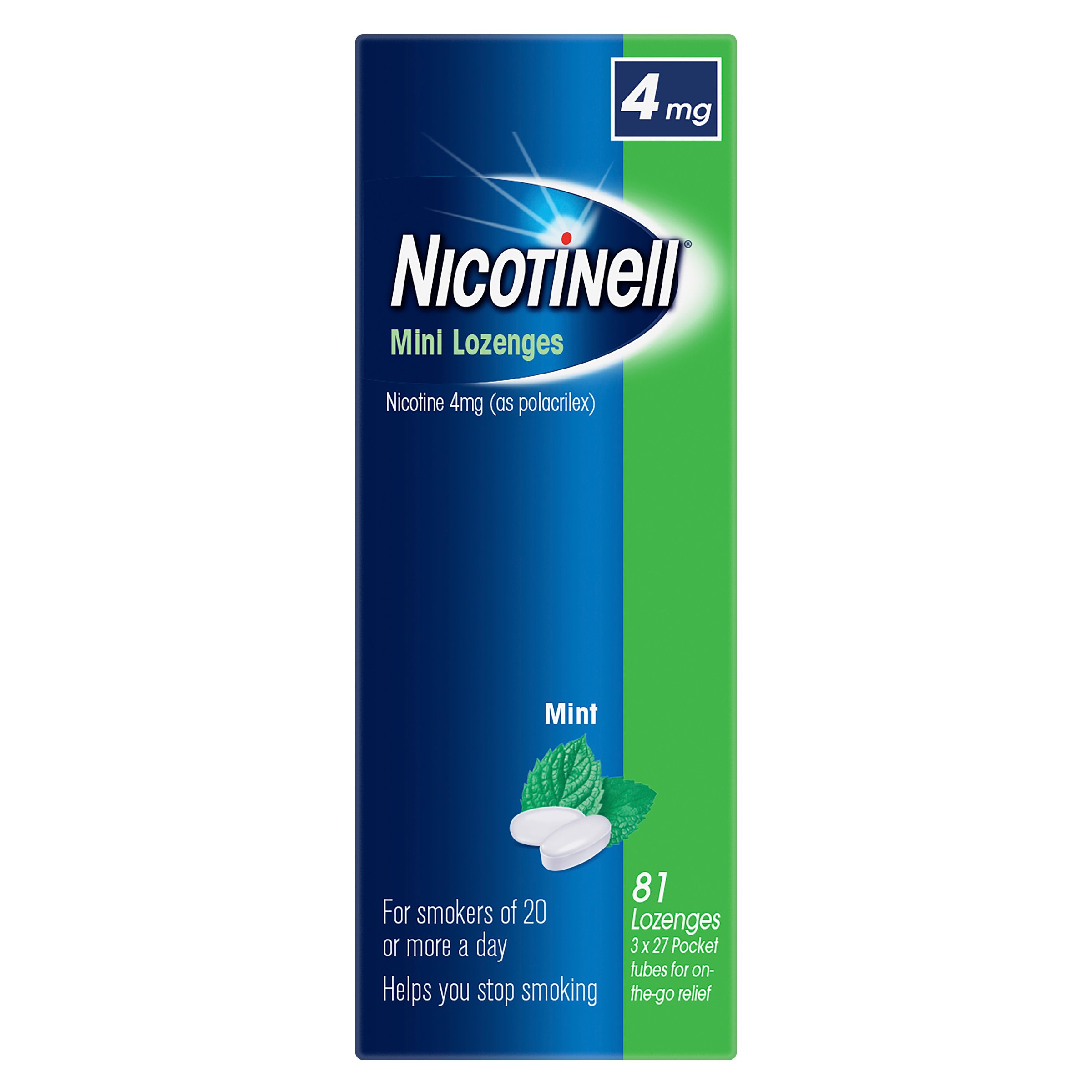 Nicotinell Mini Lozenge 4mg 81 lozenges - Image 3