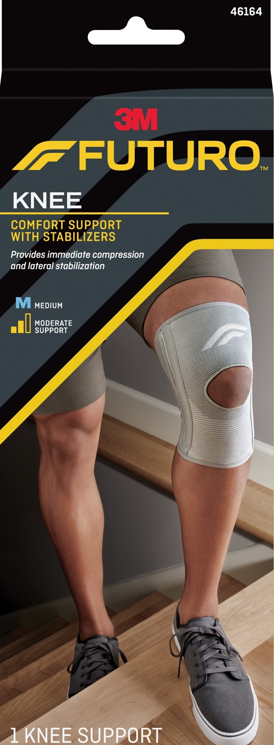 Futuro Comfort Knee With Stabilisers Medium 1 each