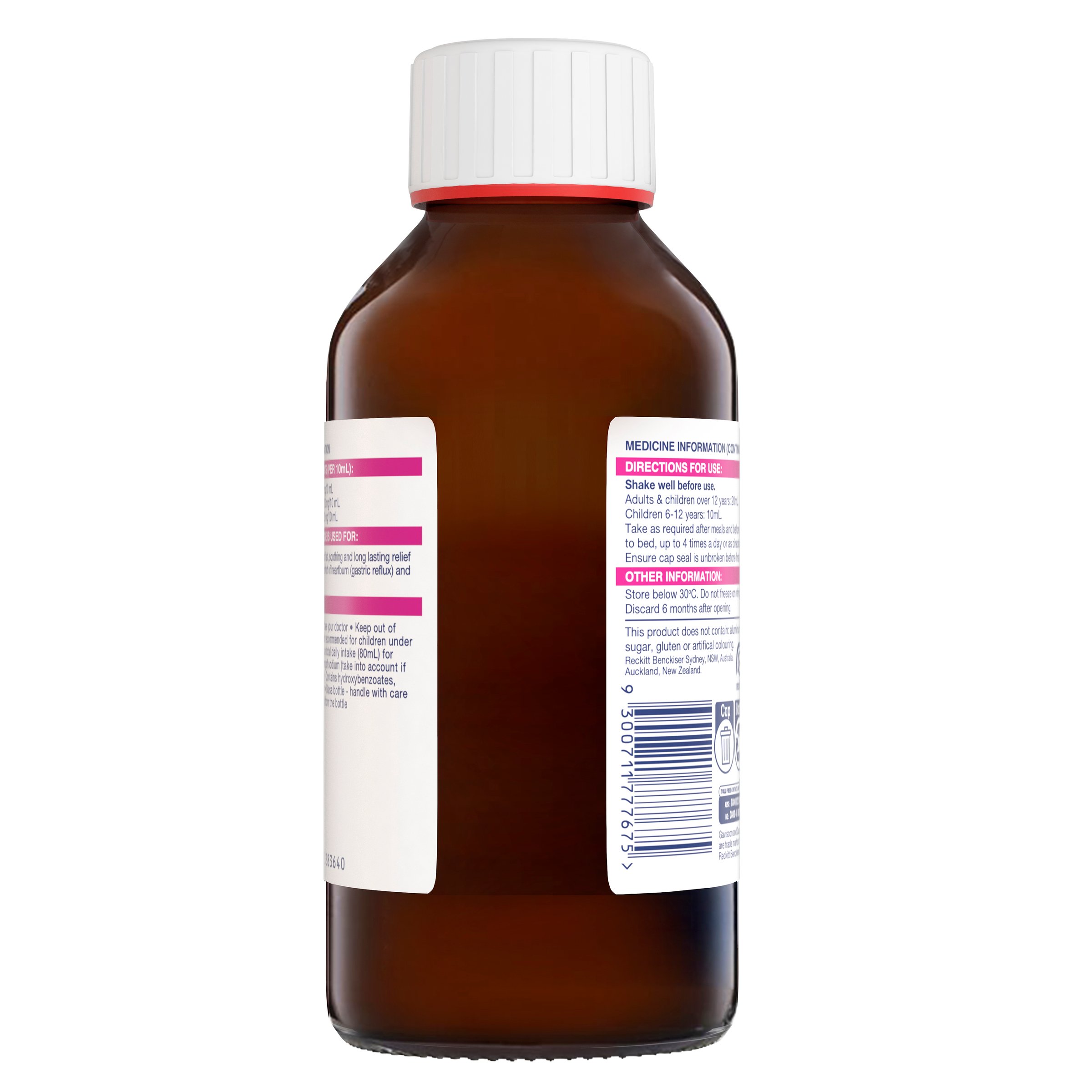 Gaviscon Dual Action Liquid Mixed Berry 500ml - Image 2