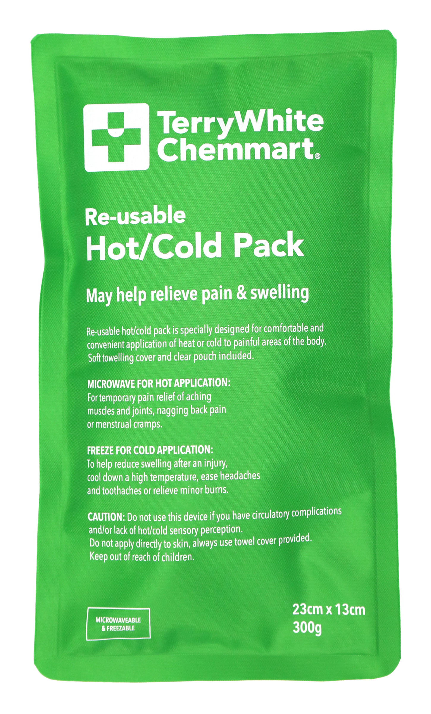 TerryWhite Chemmart Hot/Cold Gel Pack Small 23cm X 13cm - 1 each