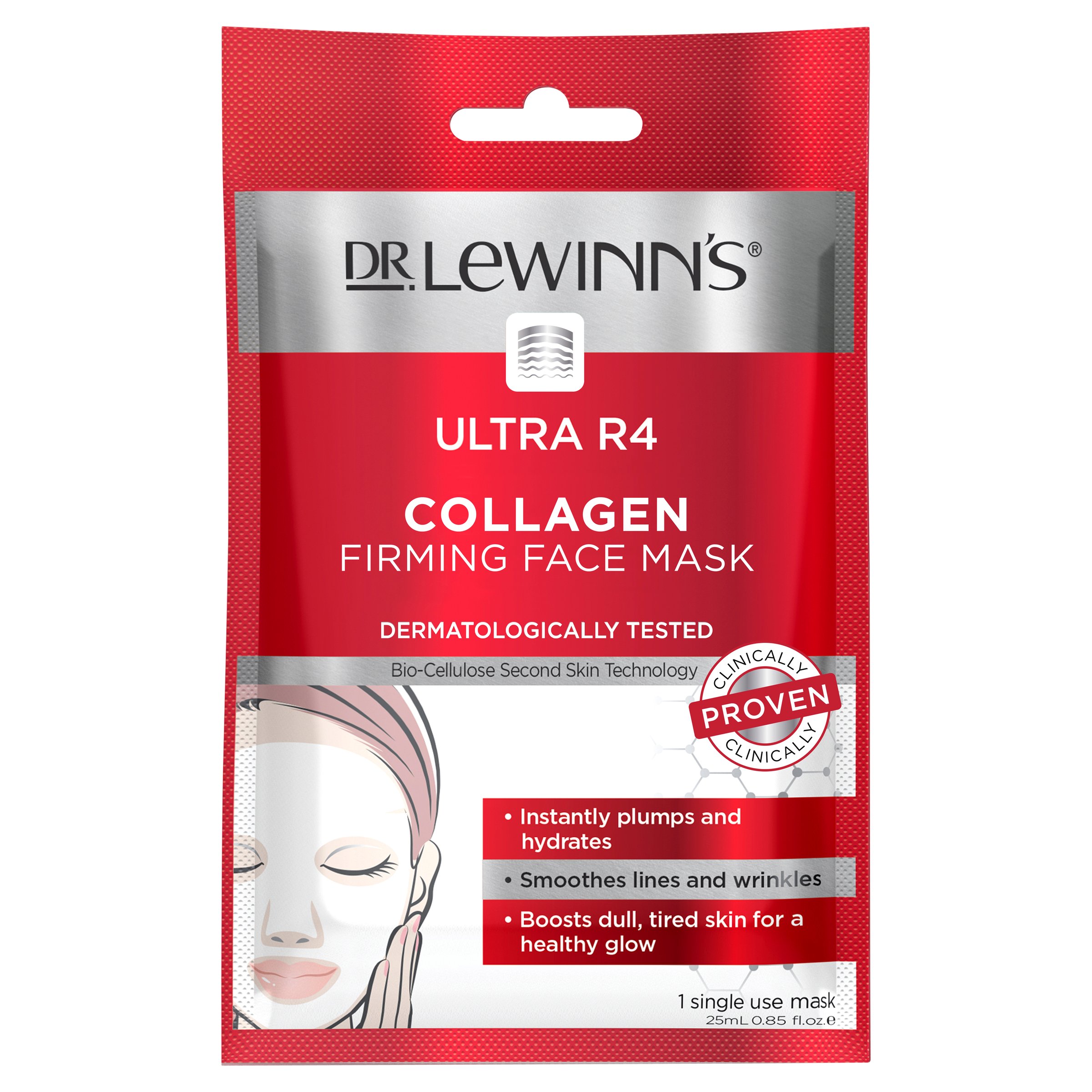 Dr. LeWinn's Ultra R4 Collagen Face Mask 1 pack - Image 1