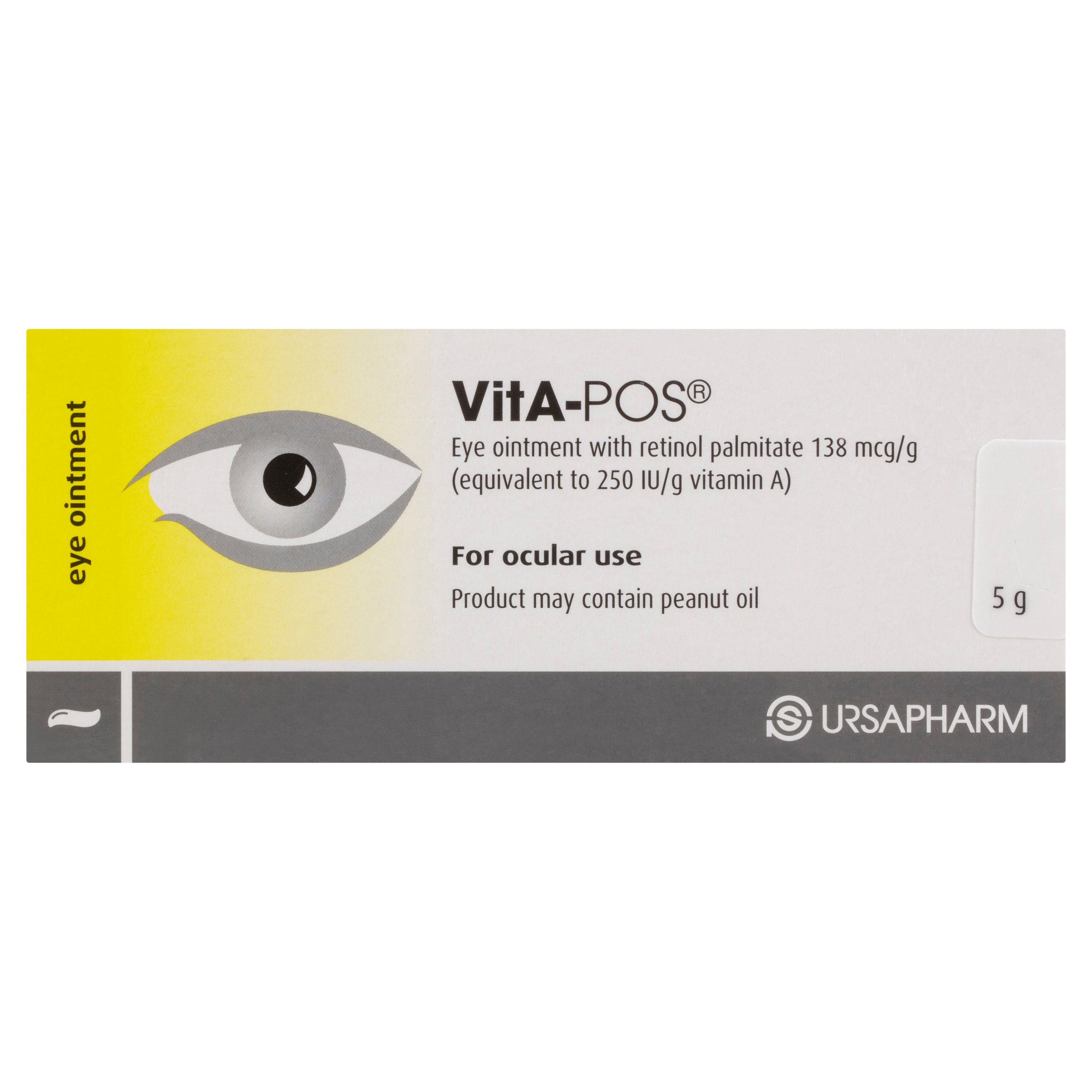 AFT Vita-POS Eye Ointment 138mcg/g X 5g - Image 1