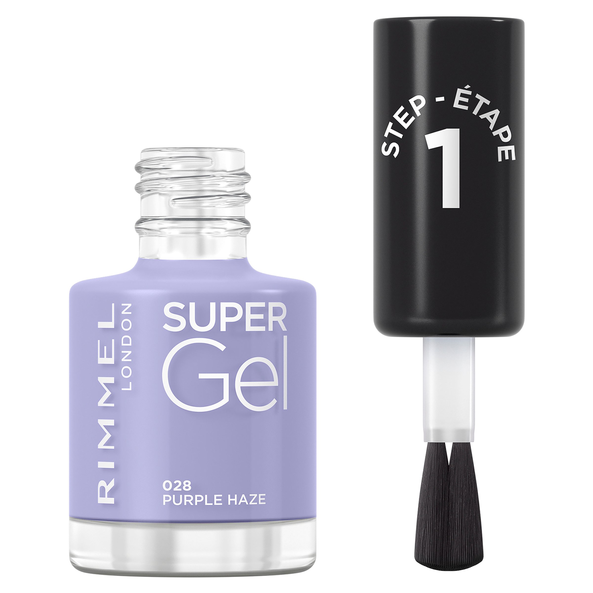 Rimmel Supergel Nail Polish 028 Purple Haze 1 each - Image 2