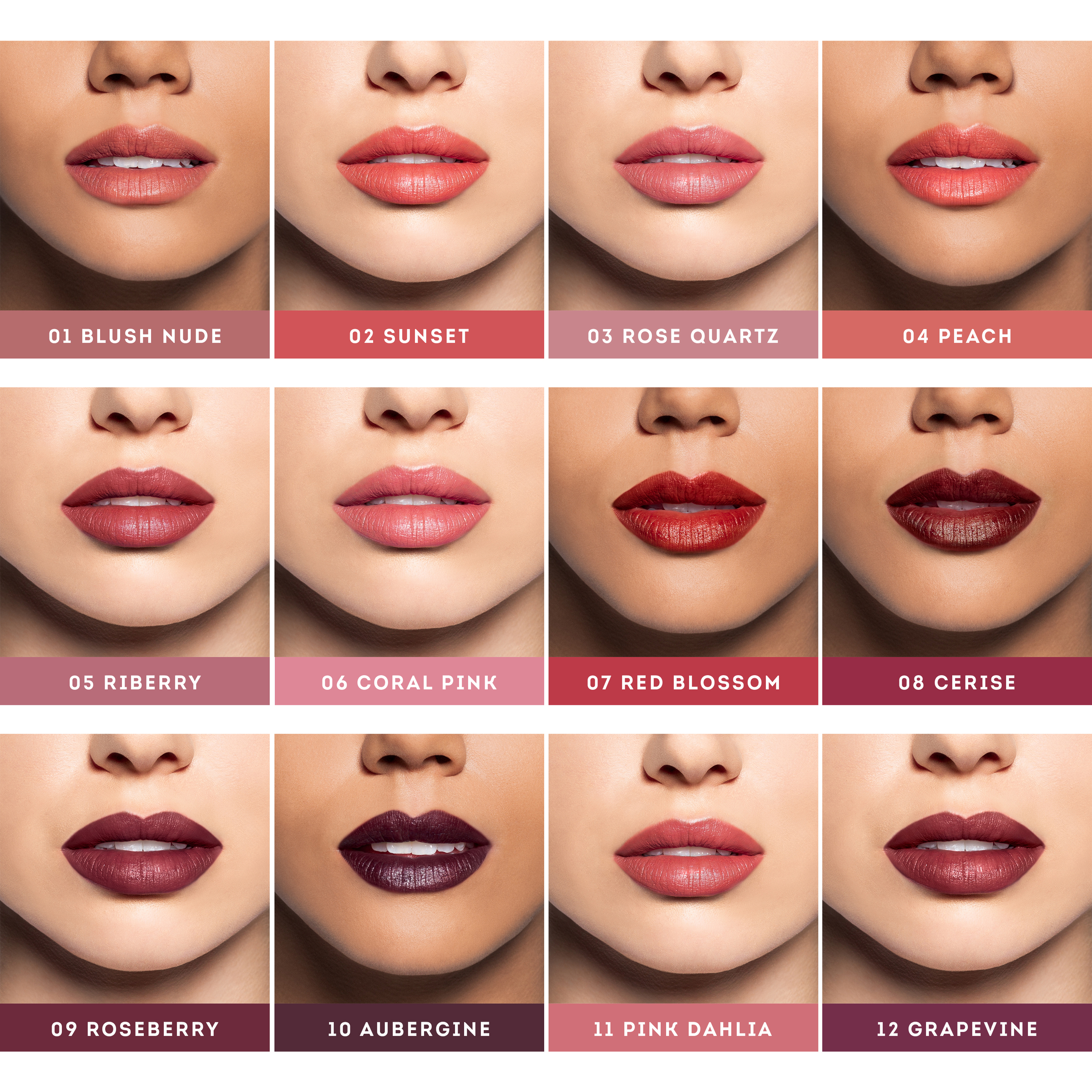 Nude By Nature Creamy Matte Lipstick 05 Riberry 1 each - Image 3