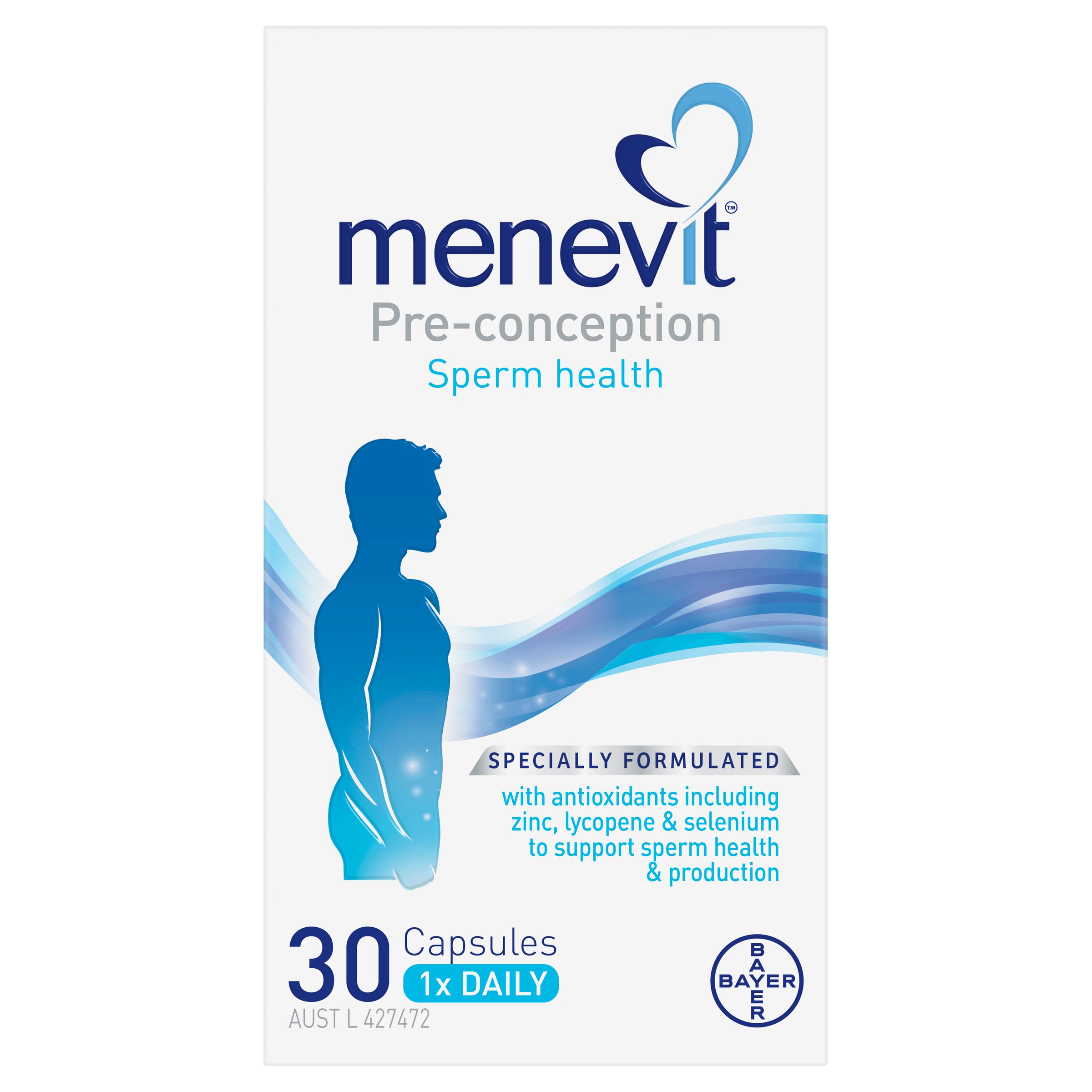 Menevit Pre-Conception & Sprem Health 30 capsules - Image 1