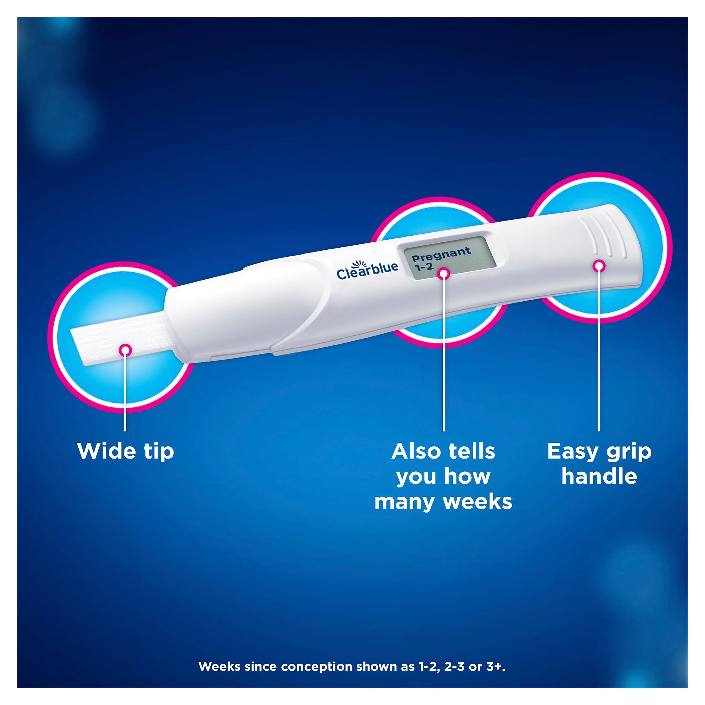 Clearblue Digital Pregnancy Test With Conception Indicator 1 pack - Image 3