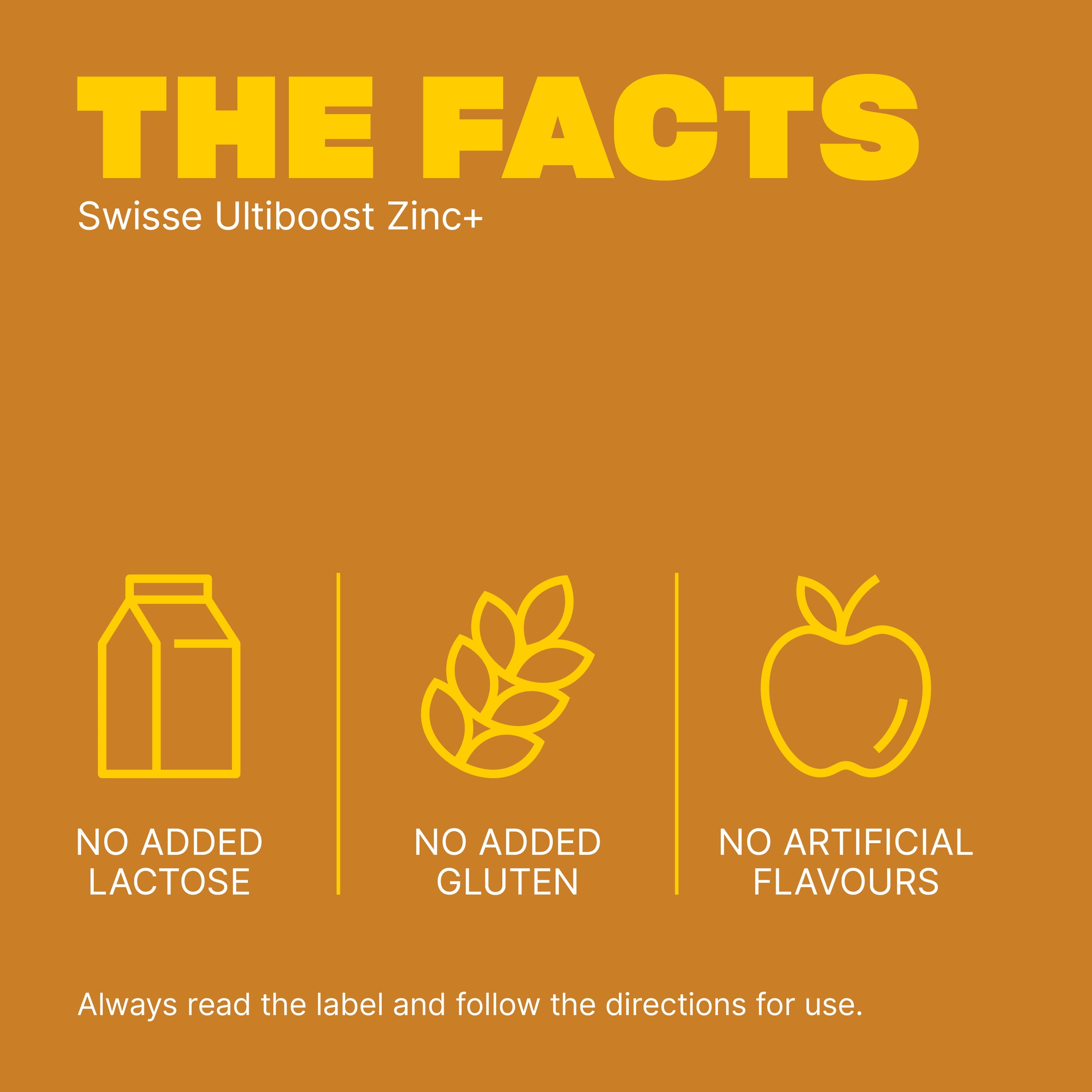 Swisse Ultiboost Zinc+ 60 tablets - Image 5
